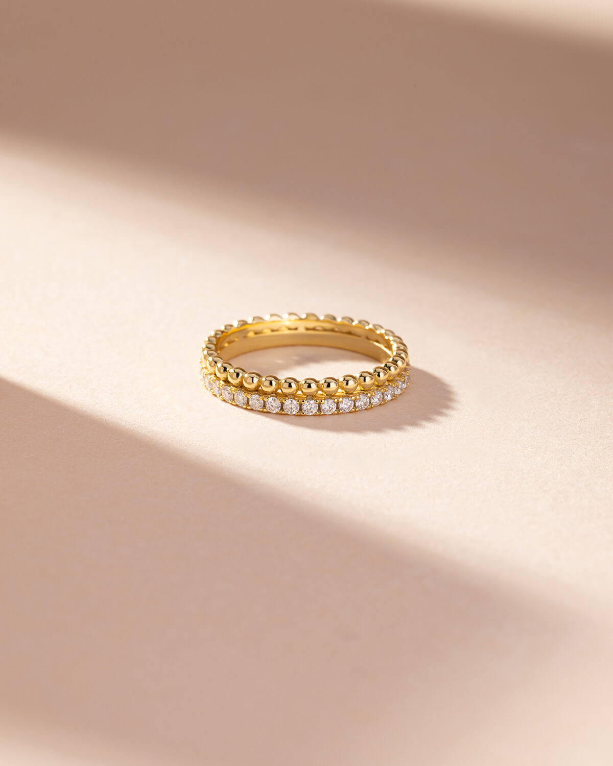 Sienna Beaded Diamond Eternity Ring
