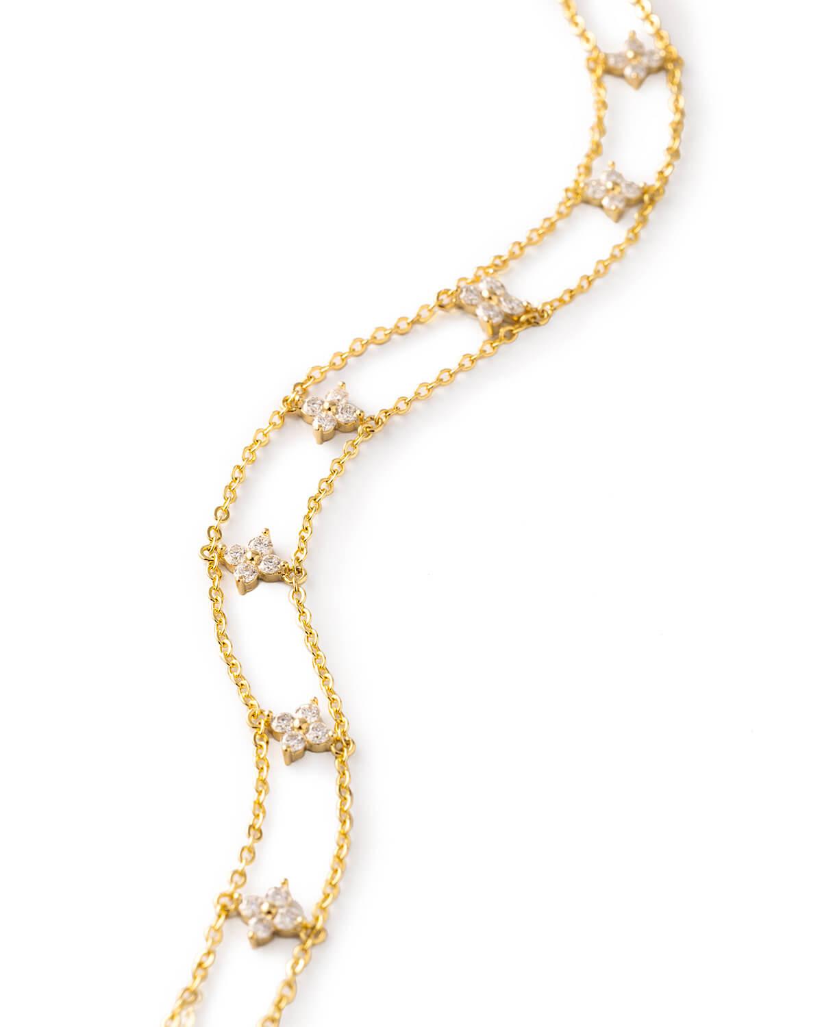 Celeste Diamond Bloom Bracelet