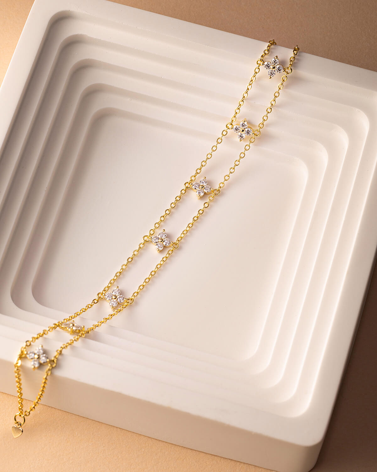 Celeste Diamond Bloom Bracelet