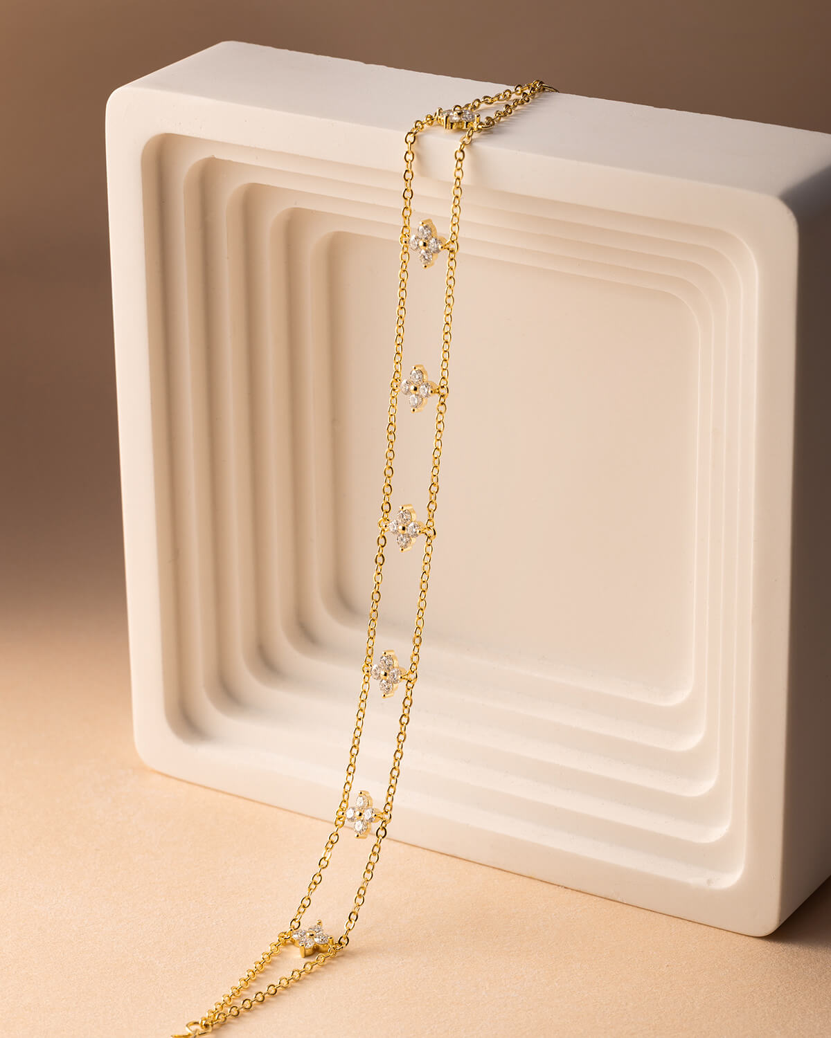 Celeste Diamond Bloom Bracelet