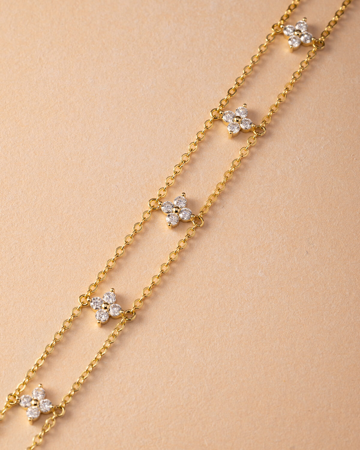 Celeste Diamond Bloom Bracelet