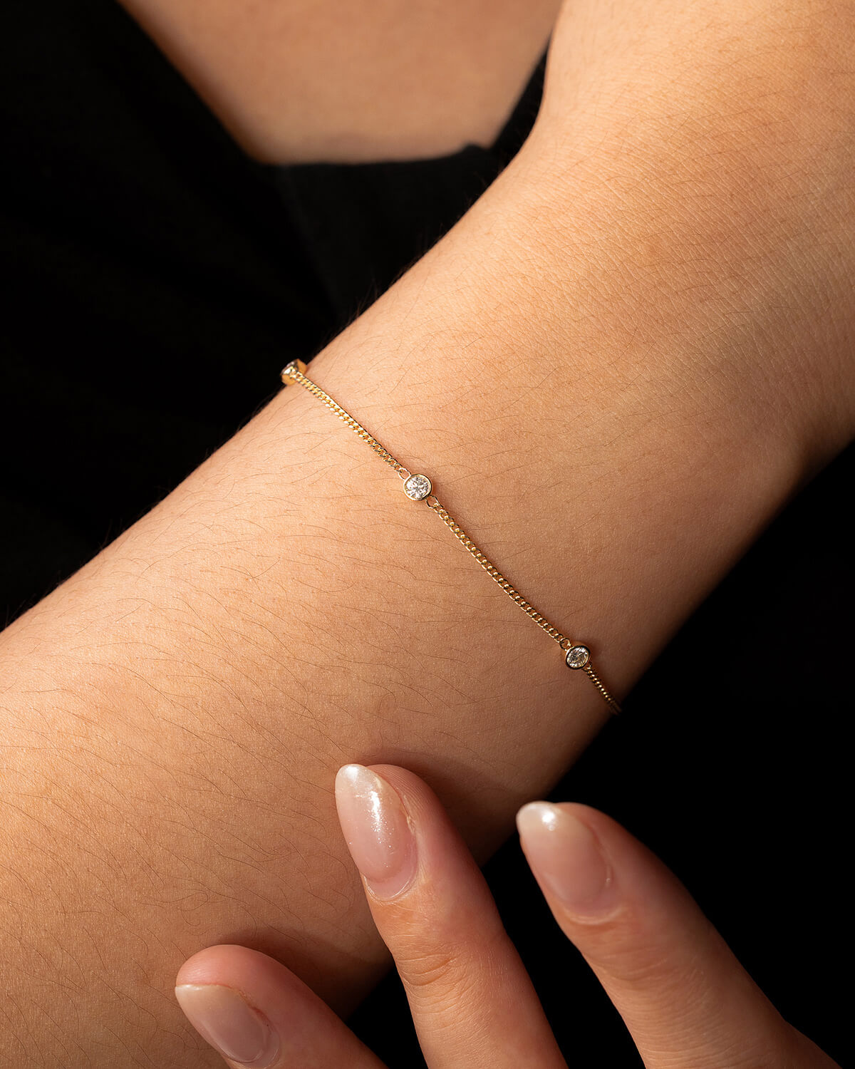 Lumi Bezel Diamond Bracelet