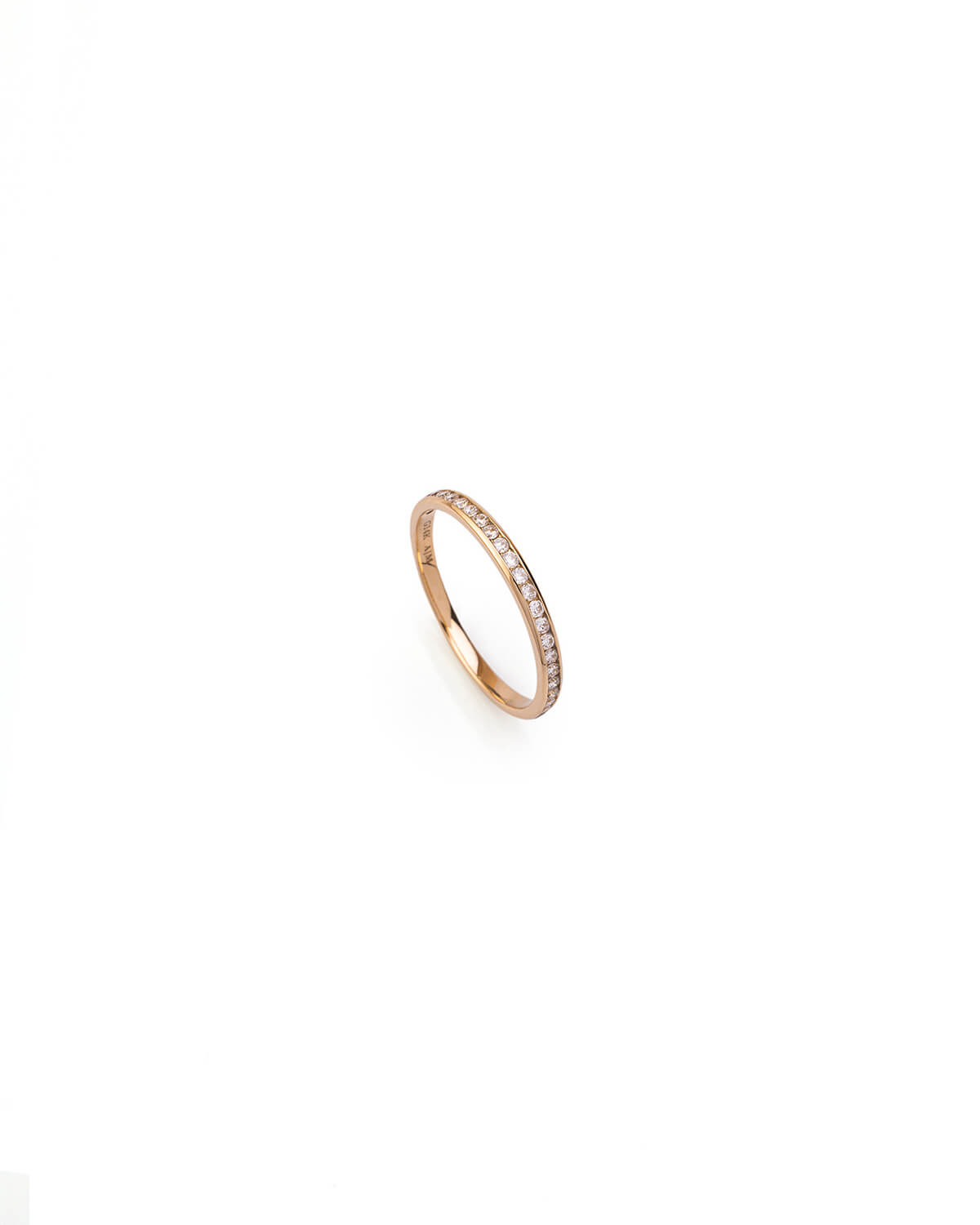 Elara Round Diamond Half Eternity Ring