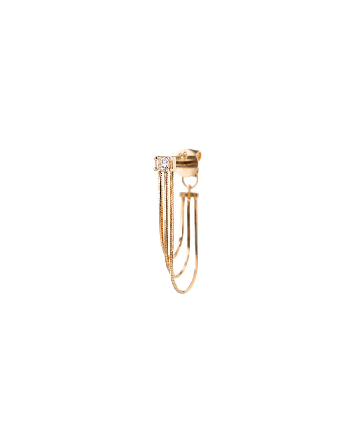 Caelisse Princess Tassel Diamond Earrings