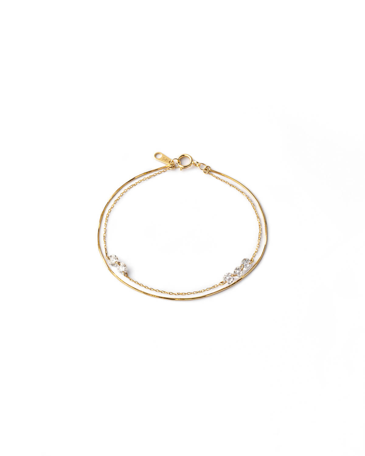 Astra Beam – Triple Diamond Layered Bracelet