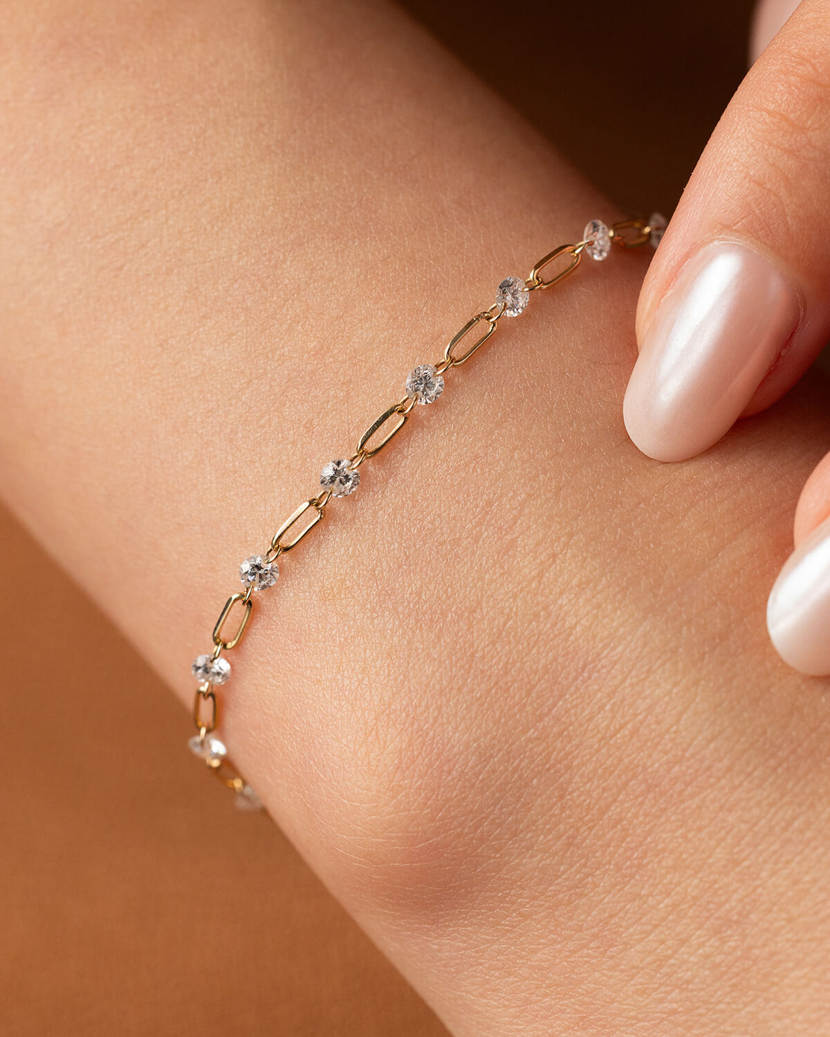 Avenelle Link Diamond Bracelet