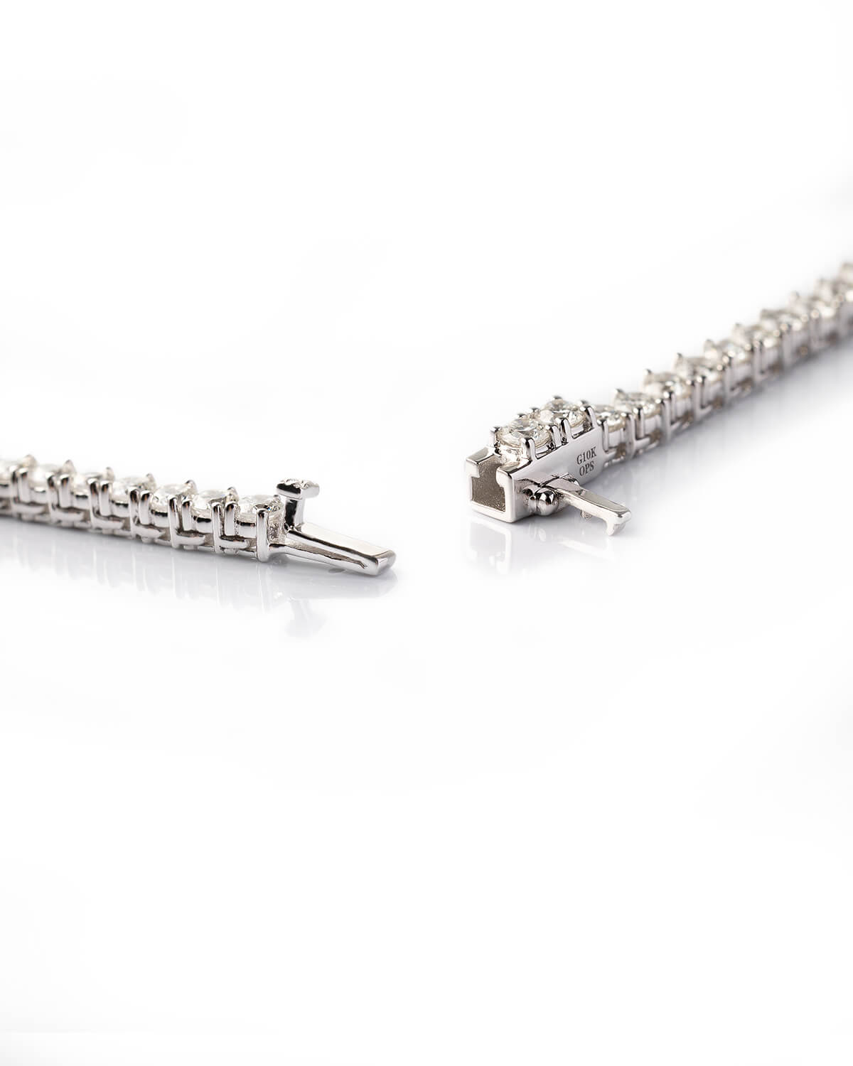 Aurevane Round Lab Diamond Tennis Necklace