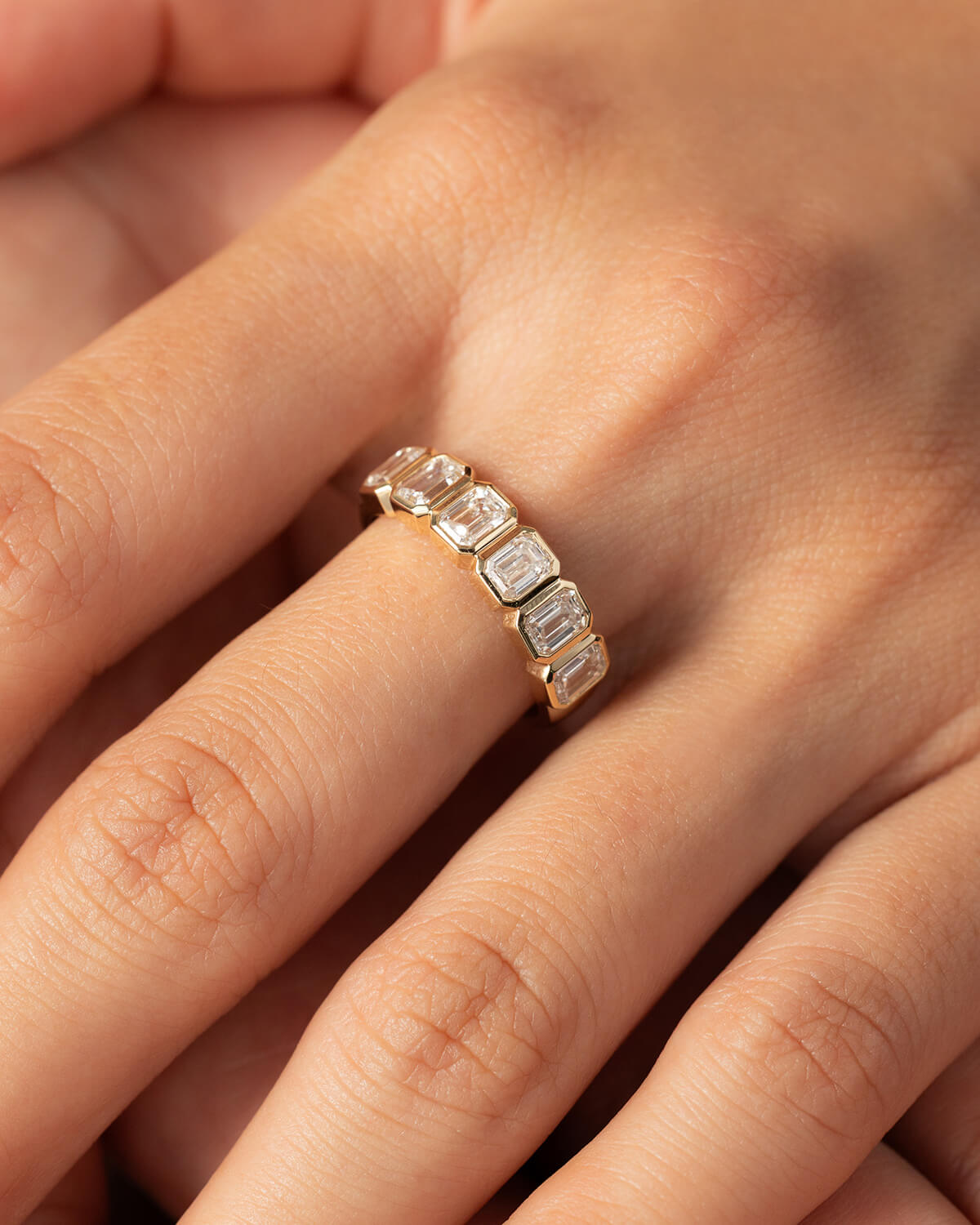 Elaris Emerald Diamond Band Ring