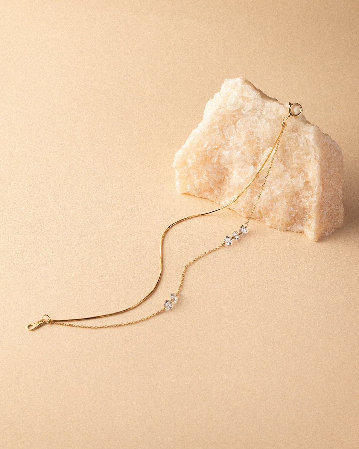 Astra Beam – Triple Diamond Layered Bracelet