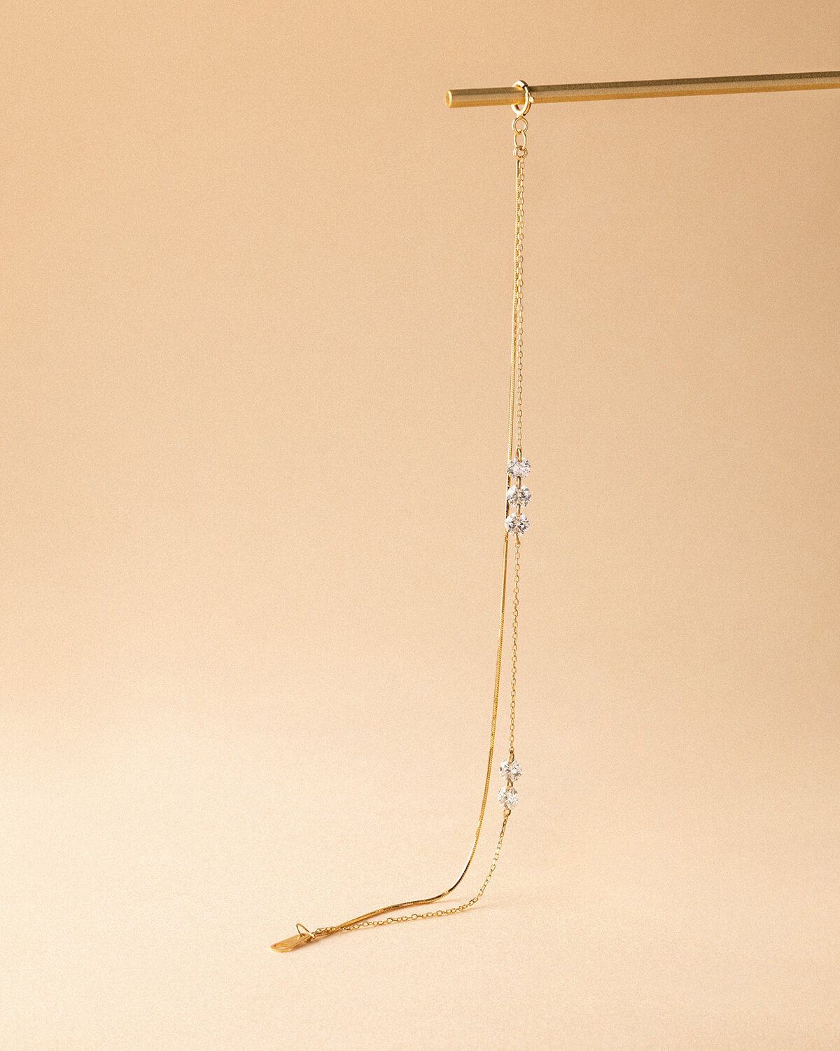 Astra Beam – Triple Diamond Layered Bracelet