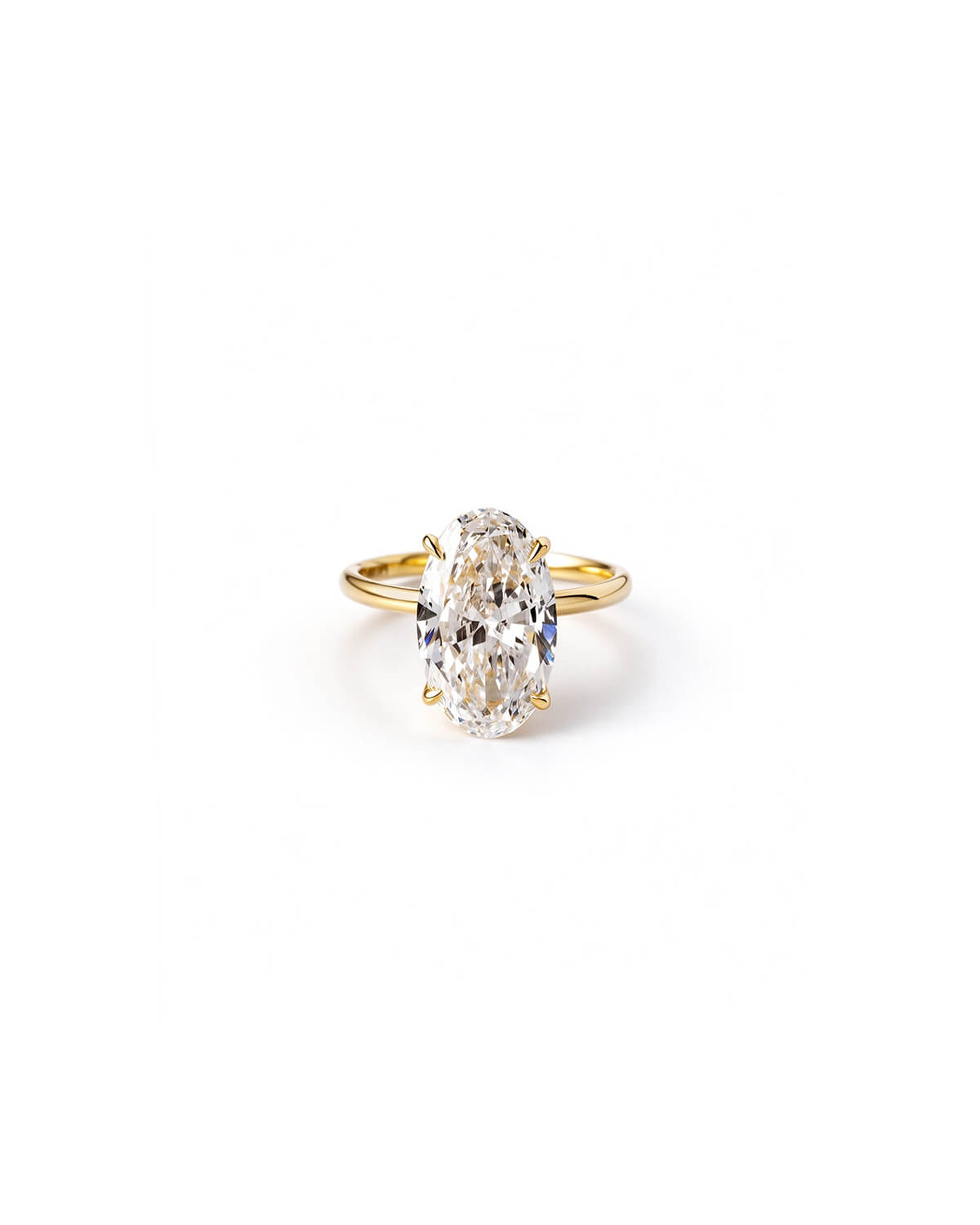 Velmora 5 Carat Oval Lab Diamond Ring