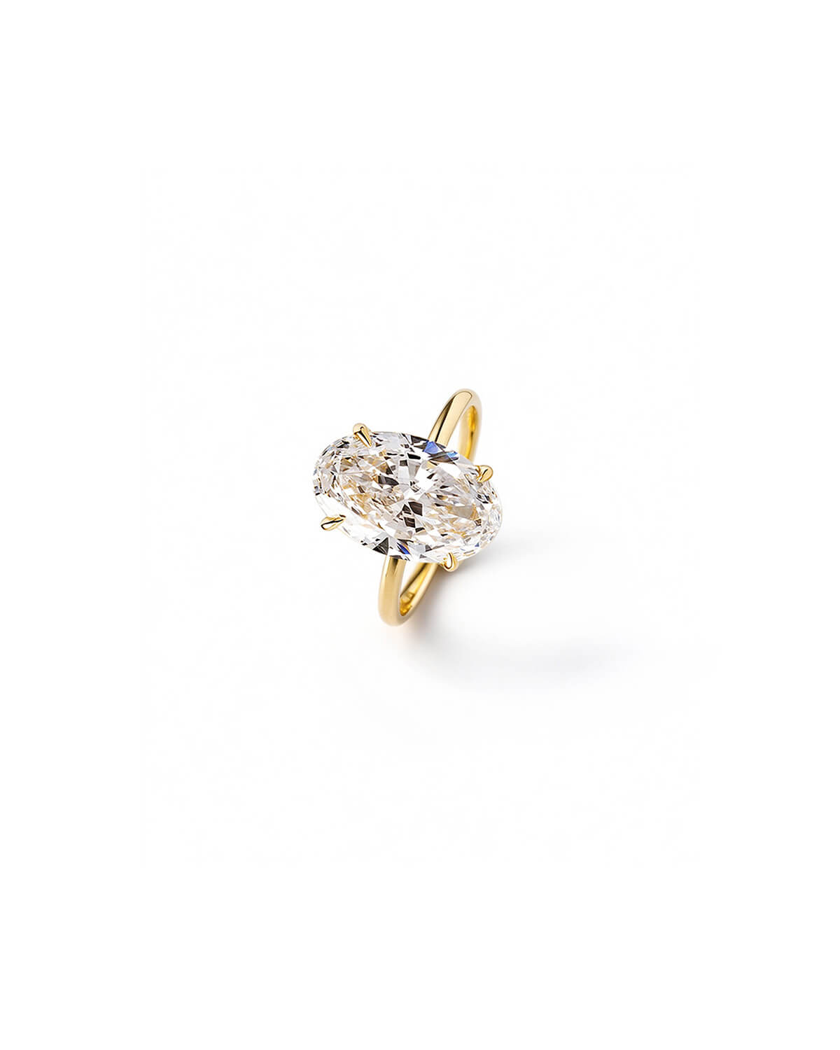 Velmora 5 Carat Oval Lab Diamond Ring