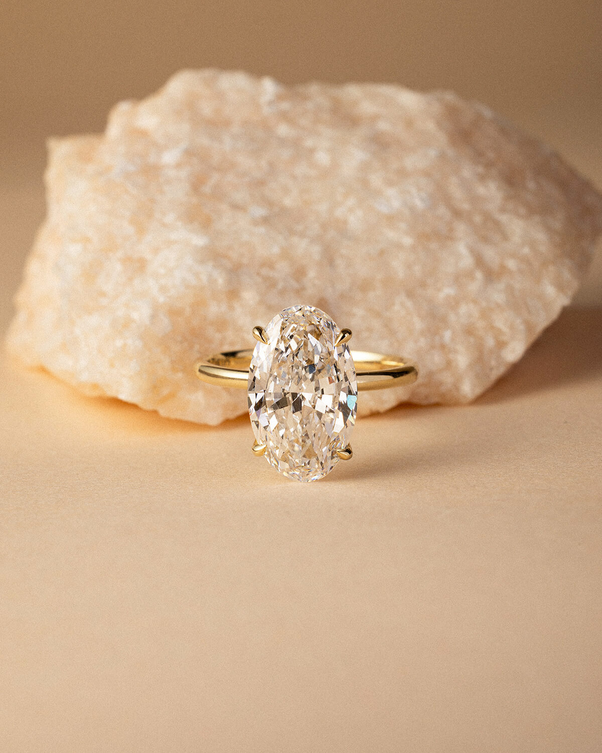 Velmora 5 Carat Oval Lab Diamond Ring