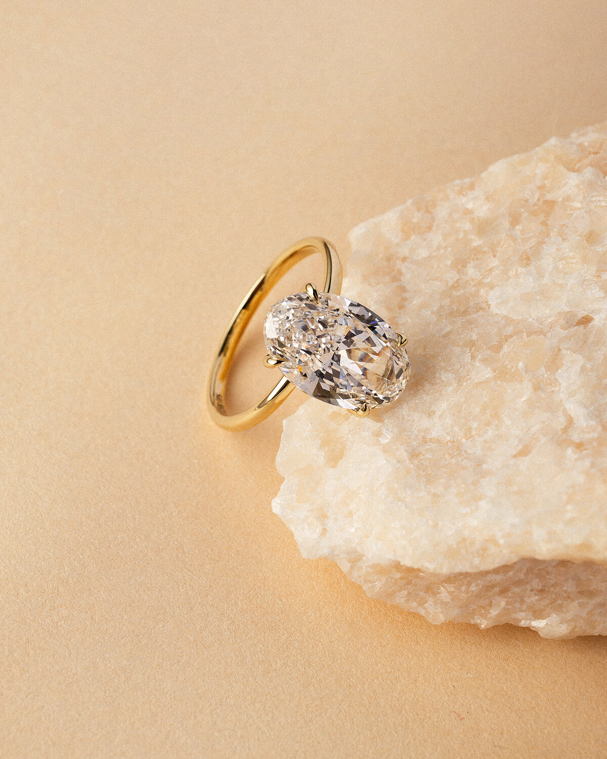 Velmora 5 Carat Oval Lab Diamond Ring