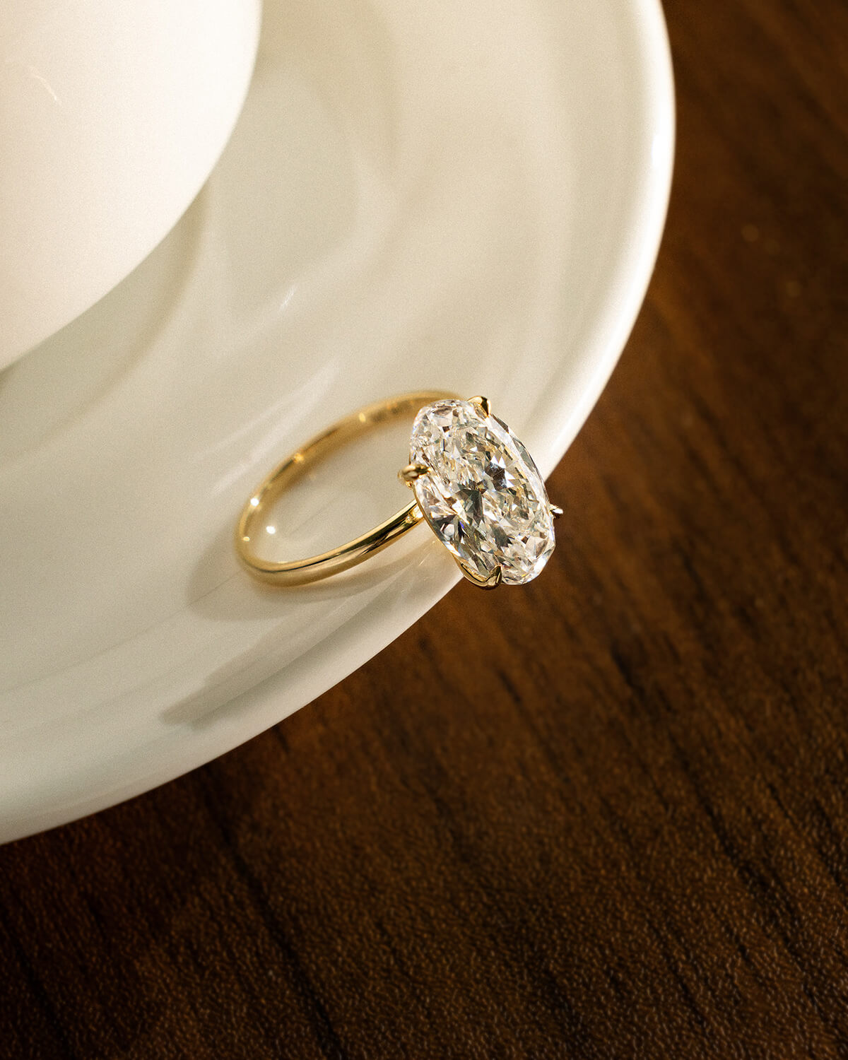 Velmora 5 Carat Oval Lab Diamond Ring