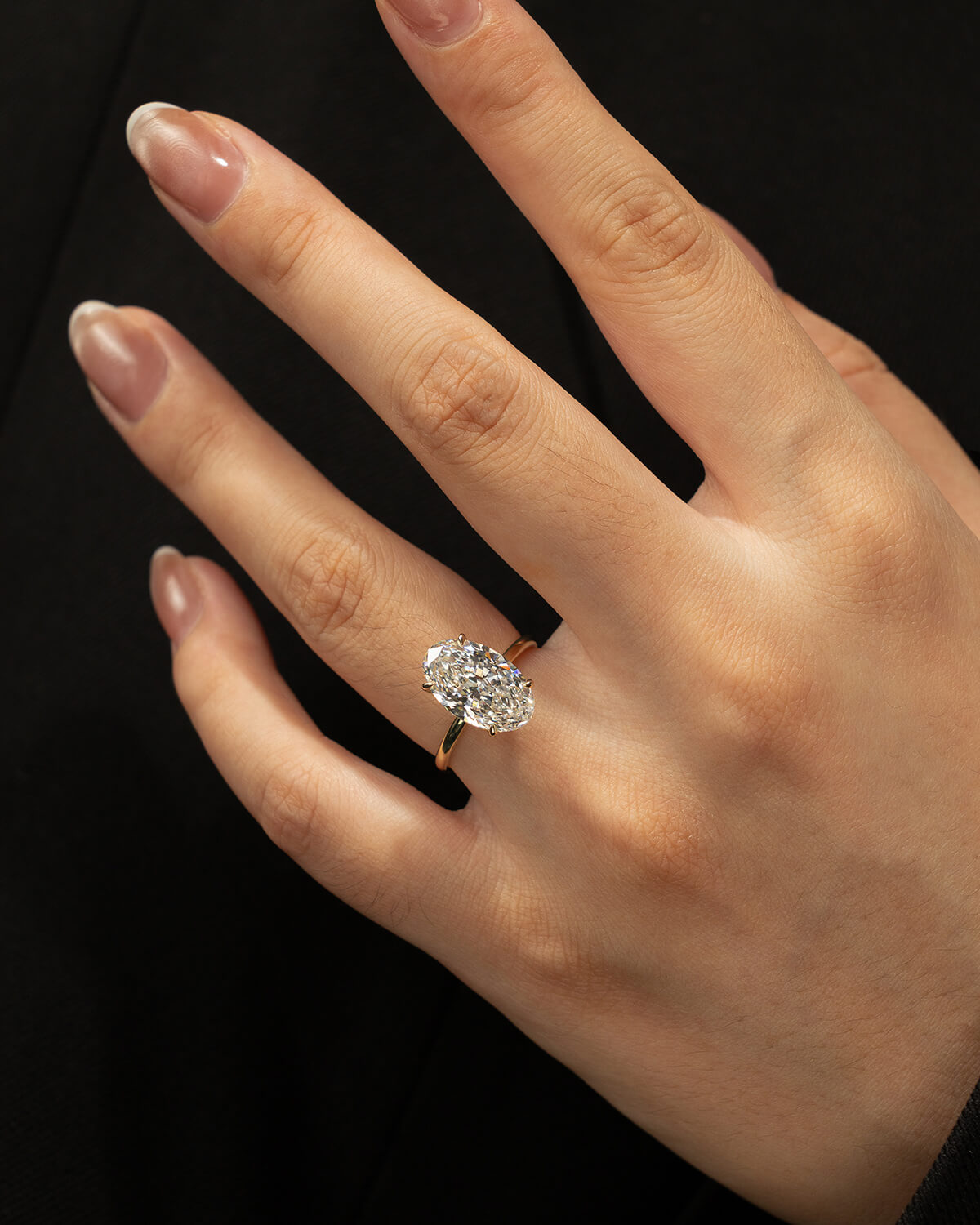 Velmora 5 Carat Oval Lab Diamond Ring