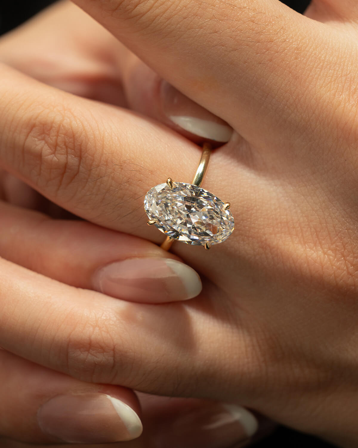 Velmora 5 Carat Oval Lab Diamond Ring