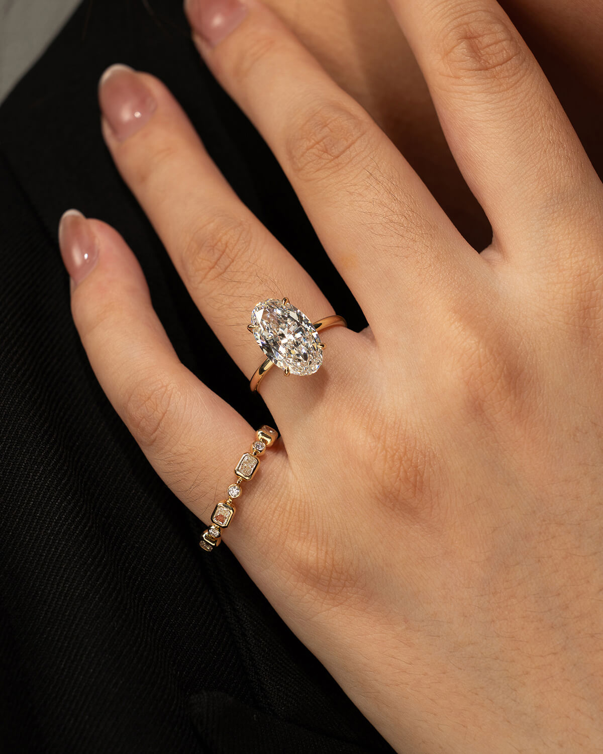 Velmora 5 Carat Oval Lab Diamond Ring
