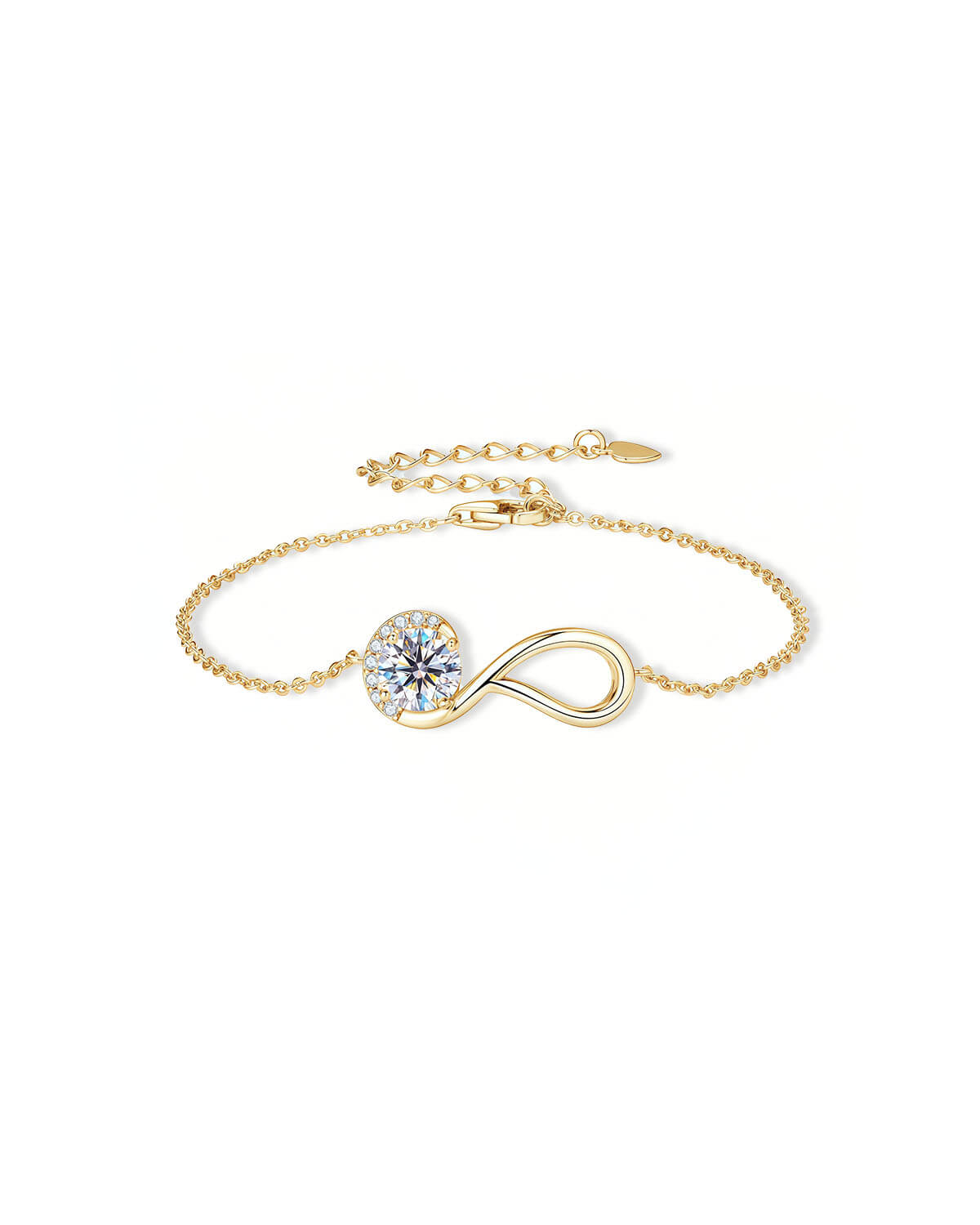 Eternal Bond – Infinity 1ct Diamond Bracelet