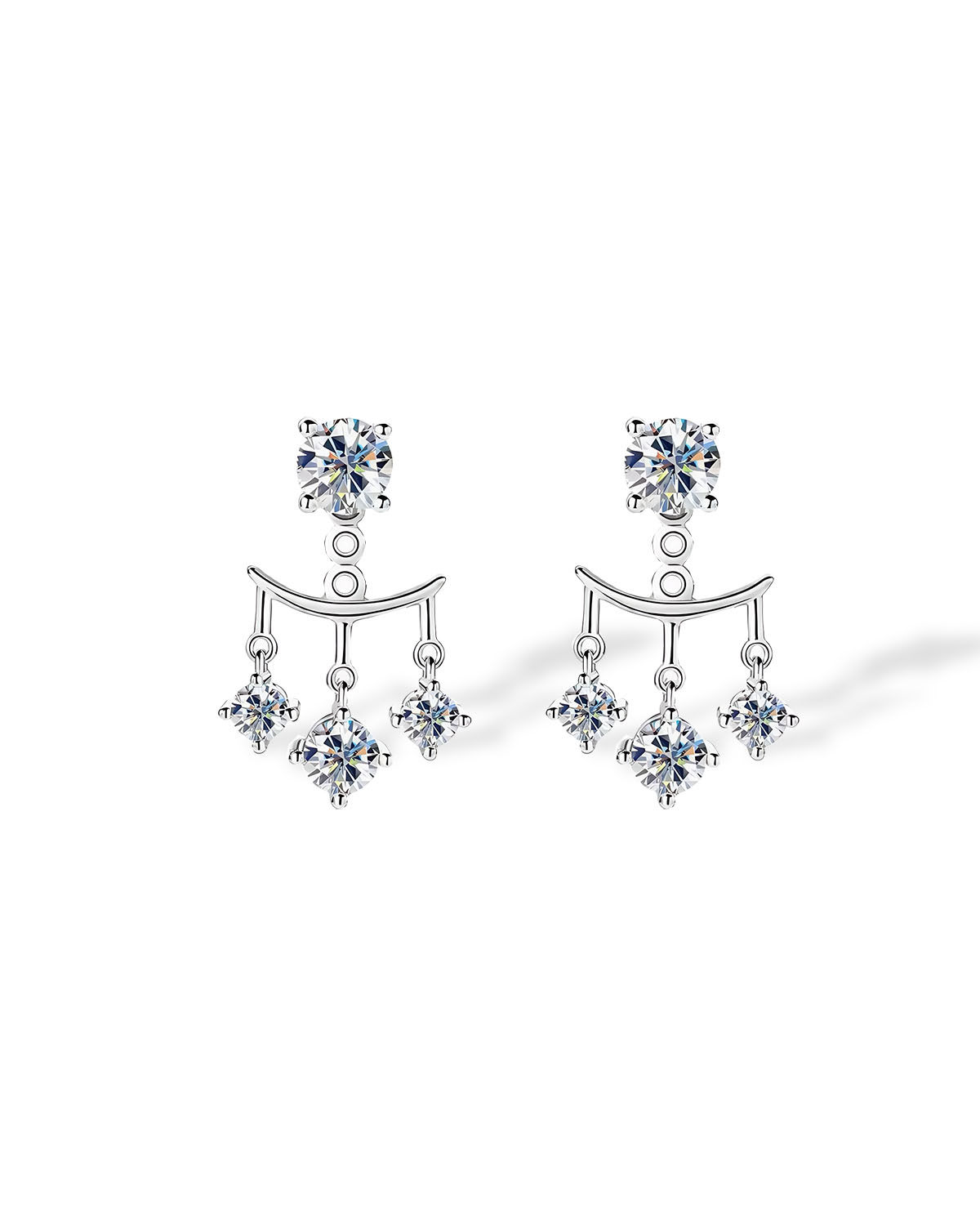 Liberty Cascade - Split Drop Earrings