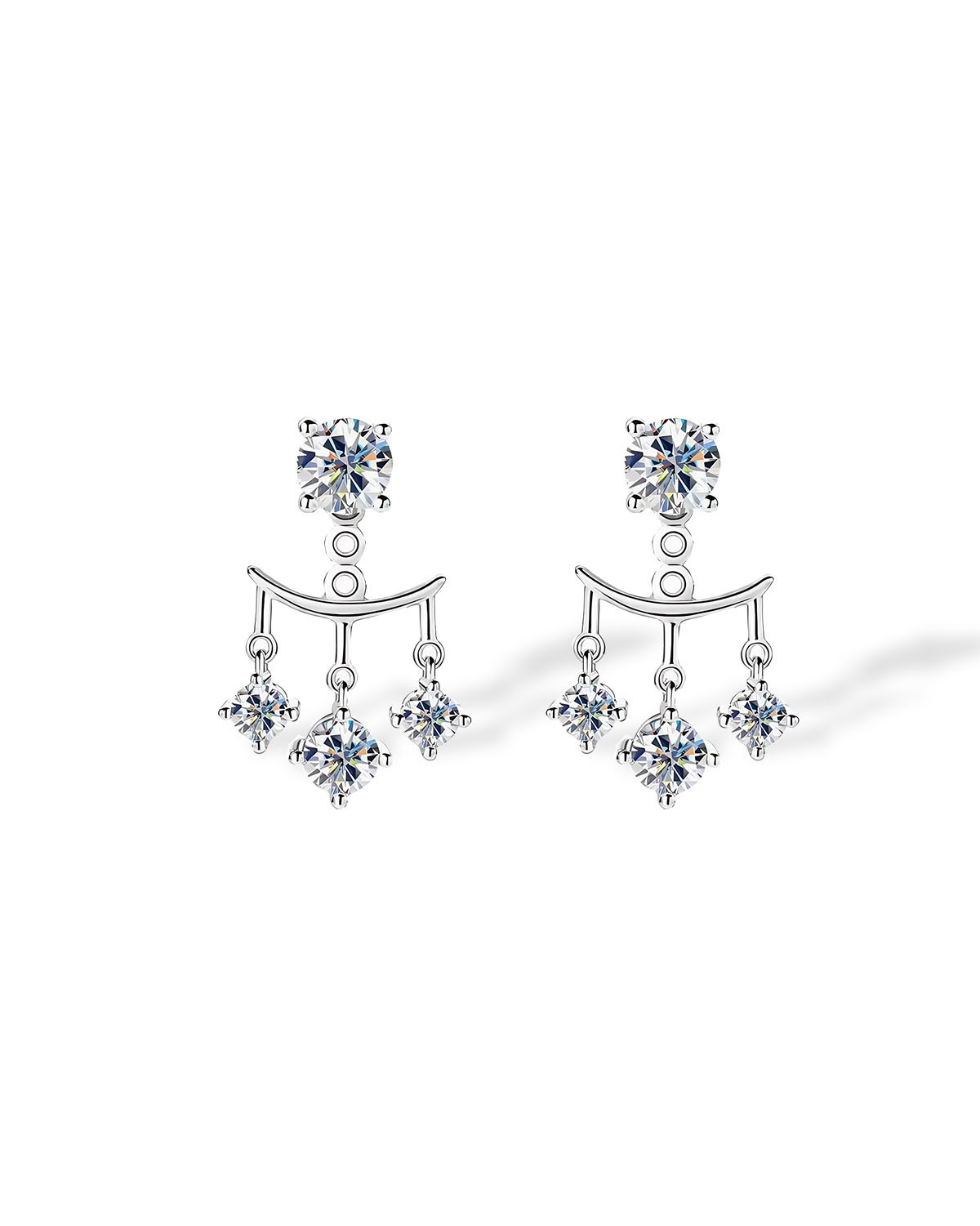 Liberty Cascade - Split Drop Earrings