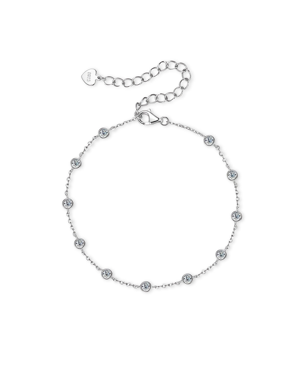 Elora Glint - Dainty Diamond Gold Bracele