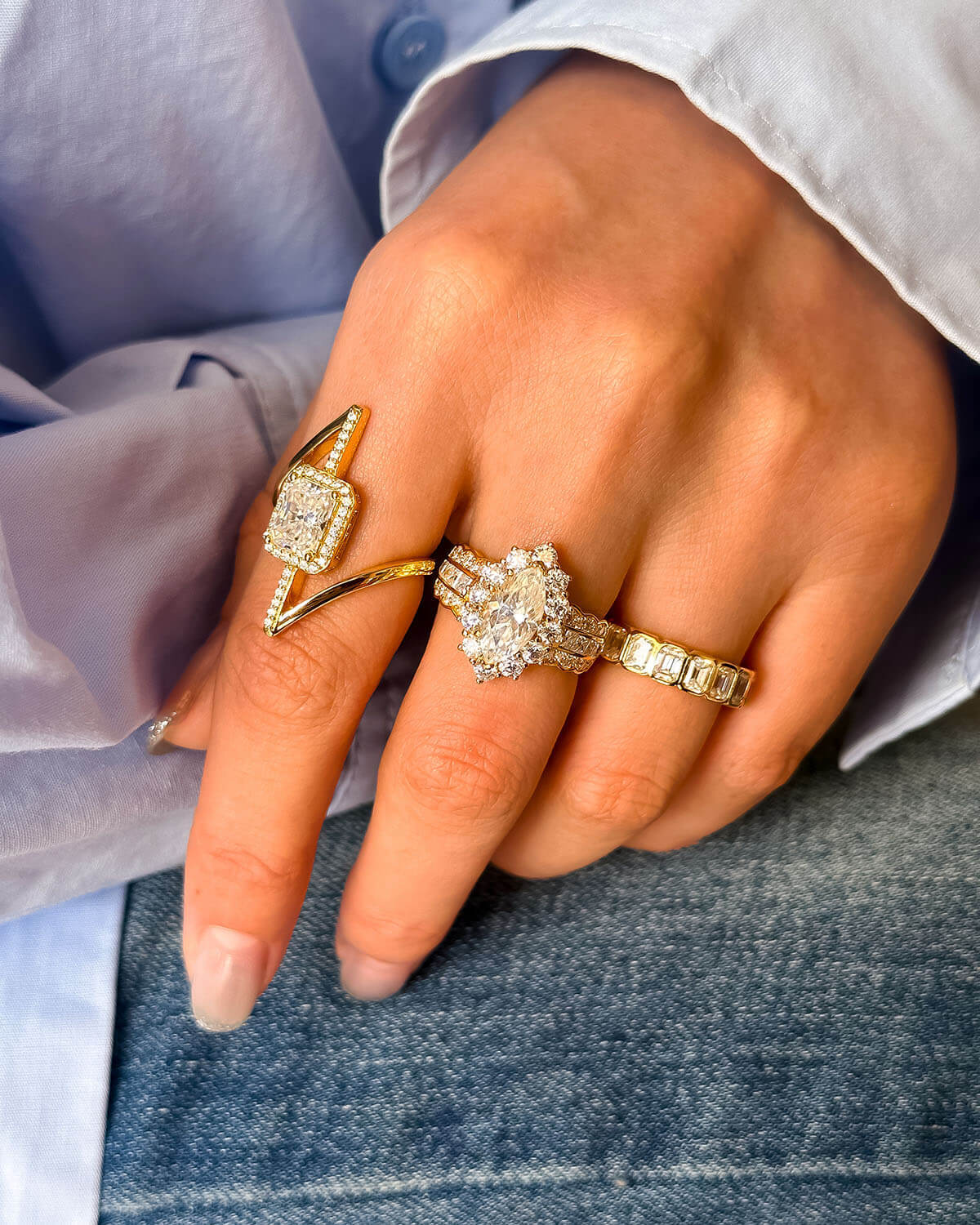 Nova Line-Radiant Cut Split Band Design