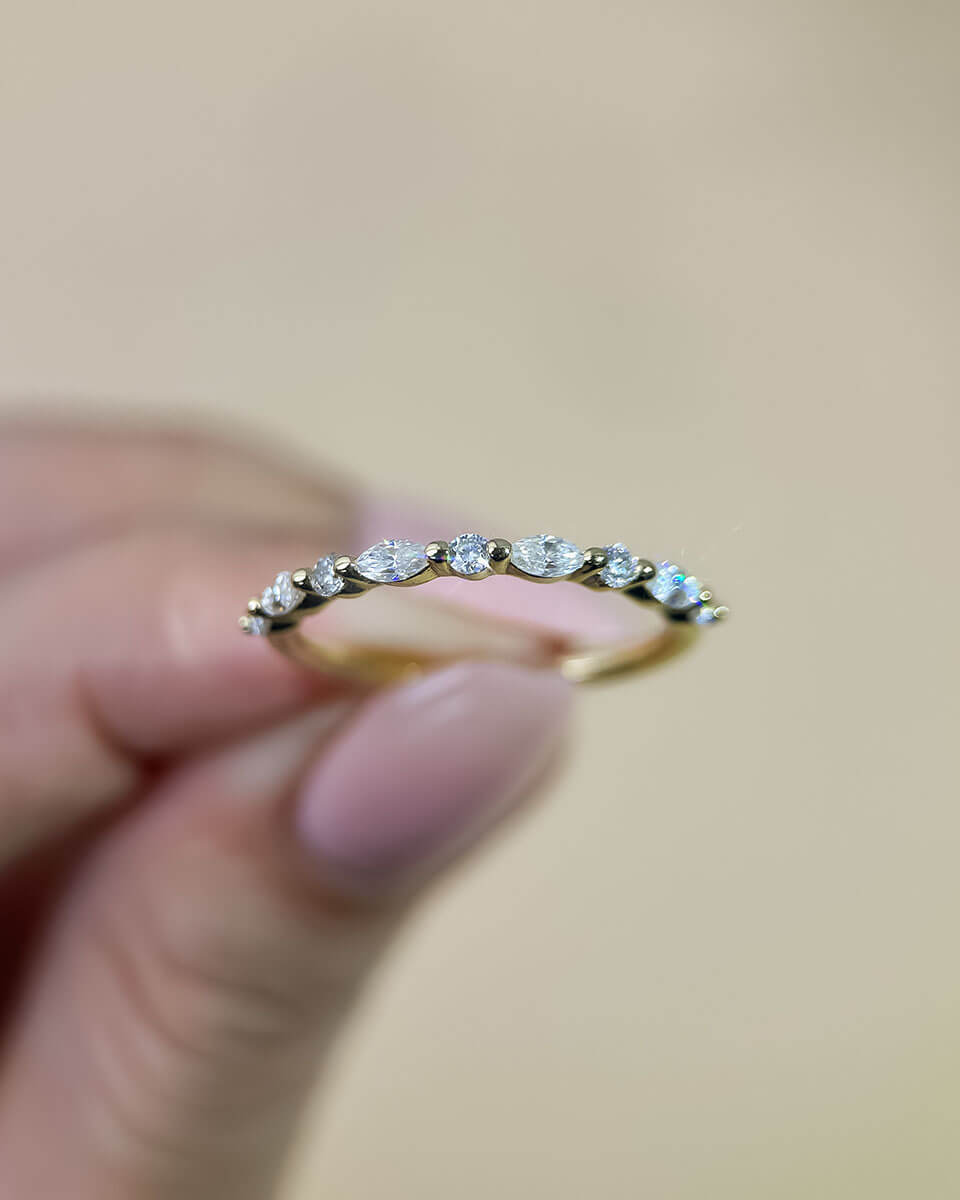 Marquise Diamond Rings – Stackable Set for a Timeless Look-Opreshyne