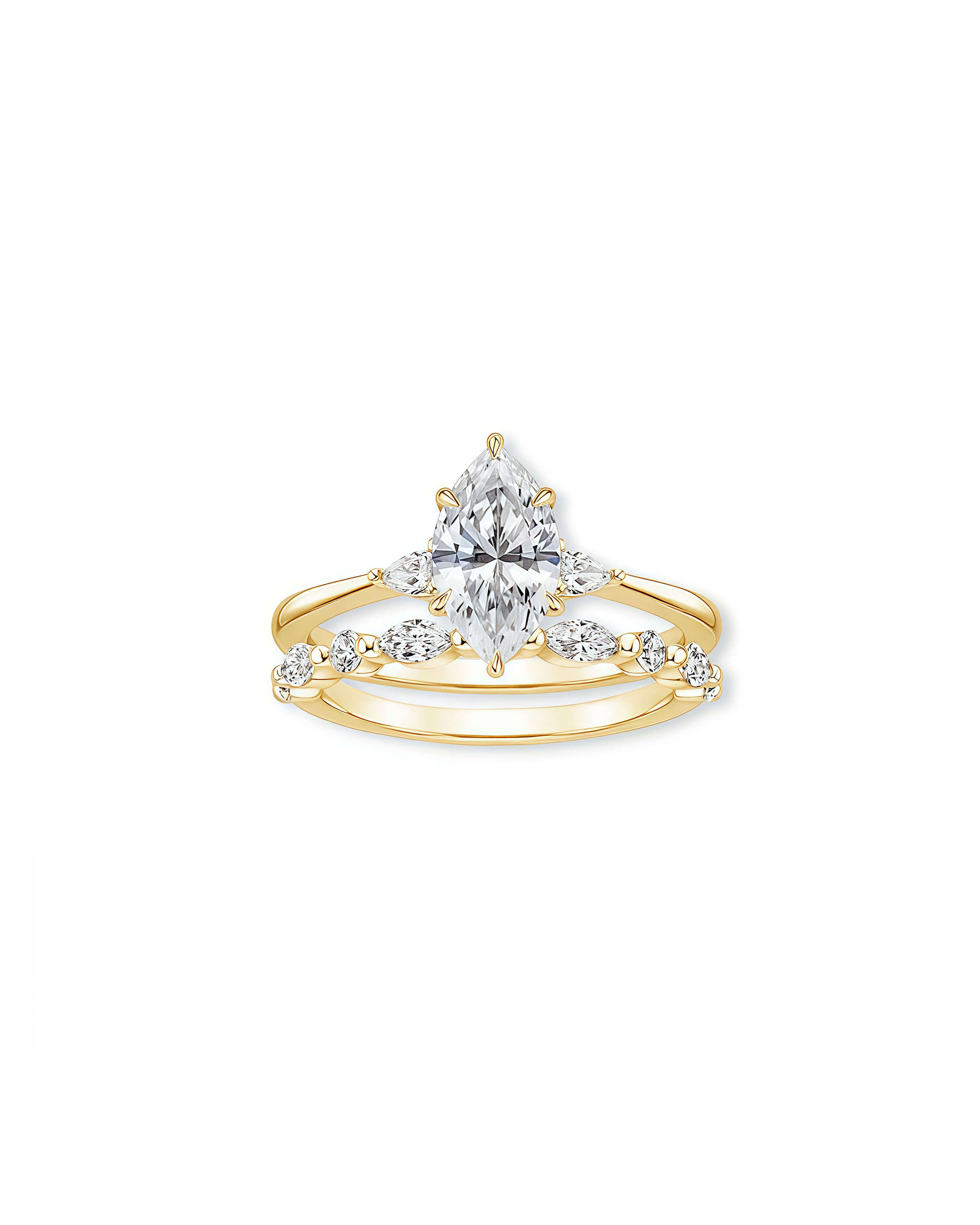 Marquise Diamond Rings – Stackable Set for a Timeless Look-Opreshyne