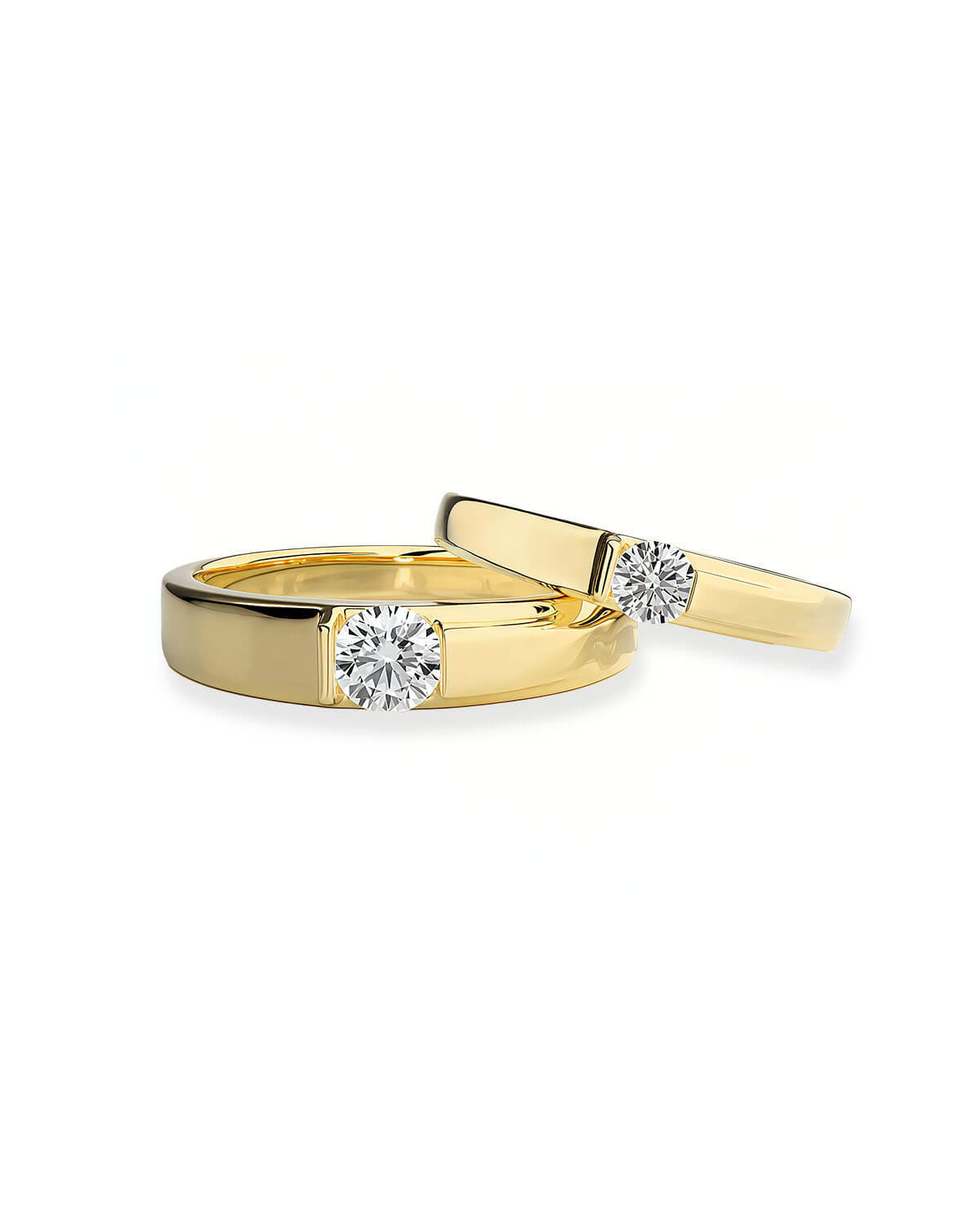 Liora Embrace – Minimalist Solitaire Diamond Ring