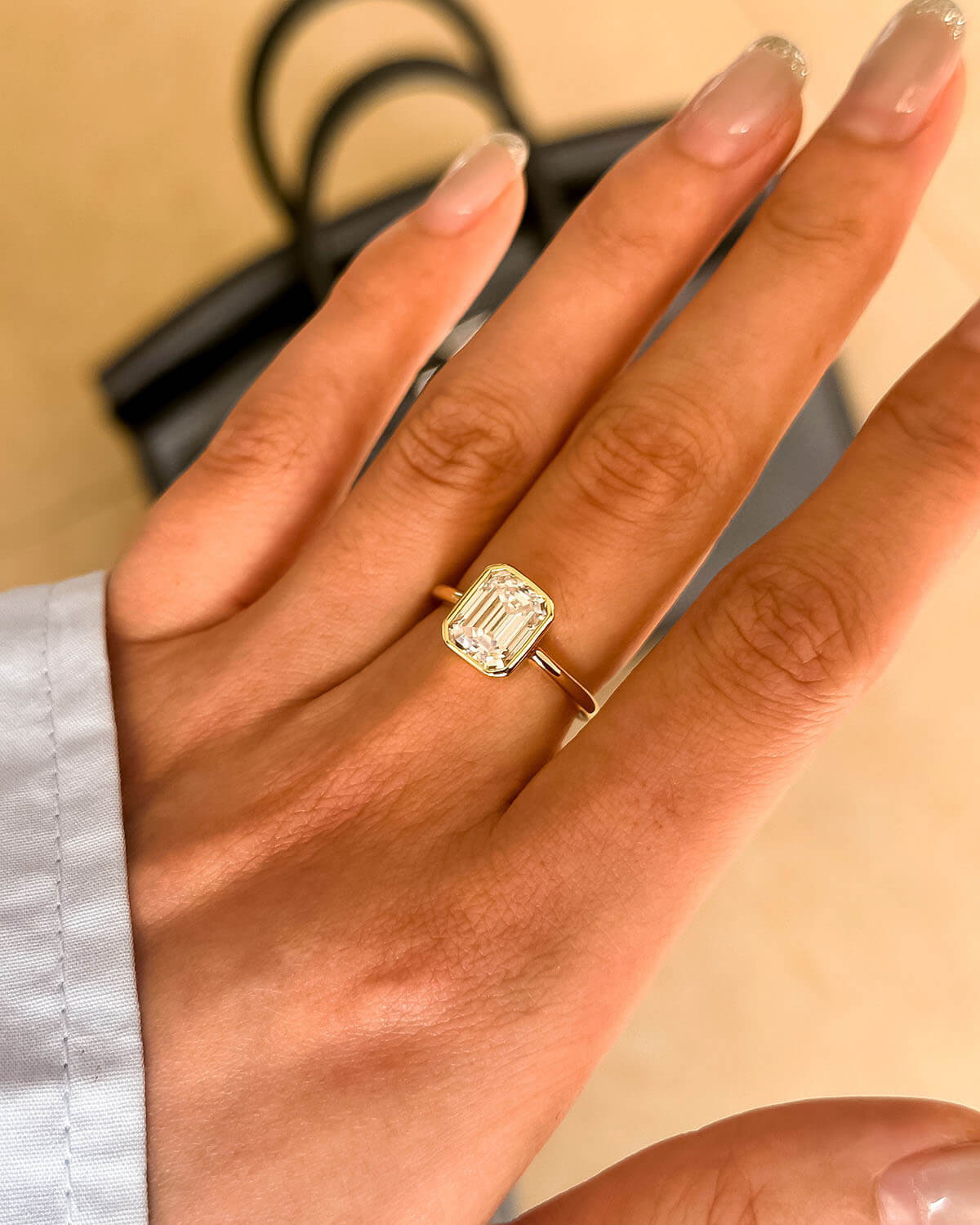 Emerald Cut Diamond Ring – Timeless Elegance for Daily Wear