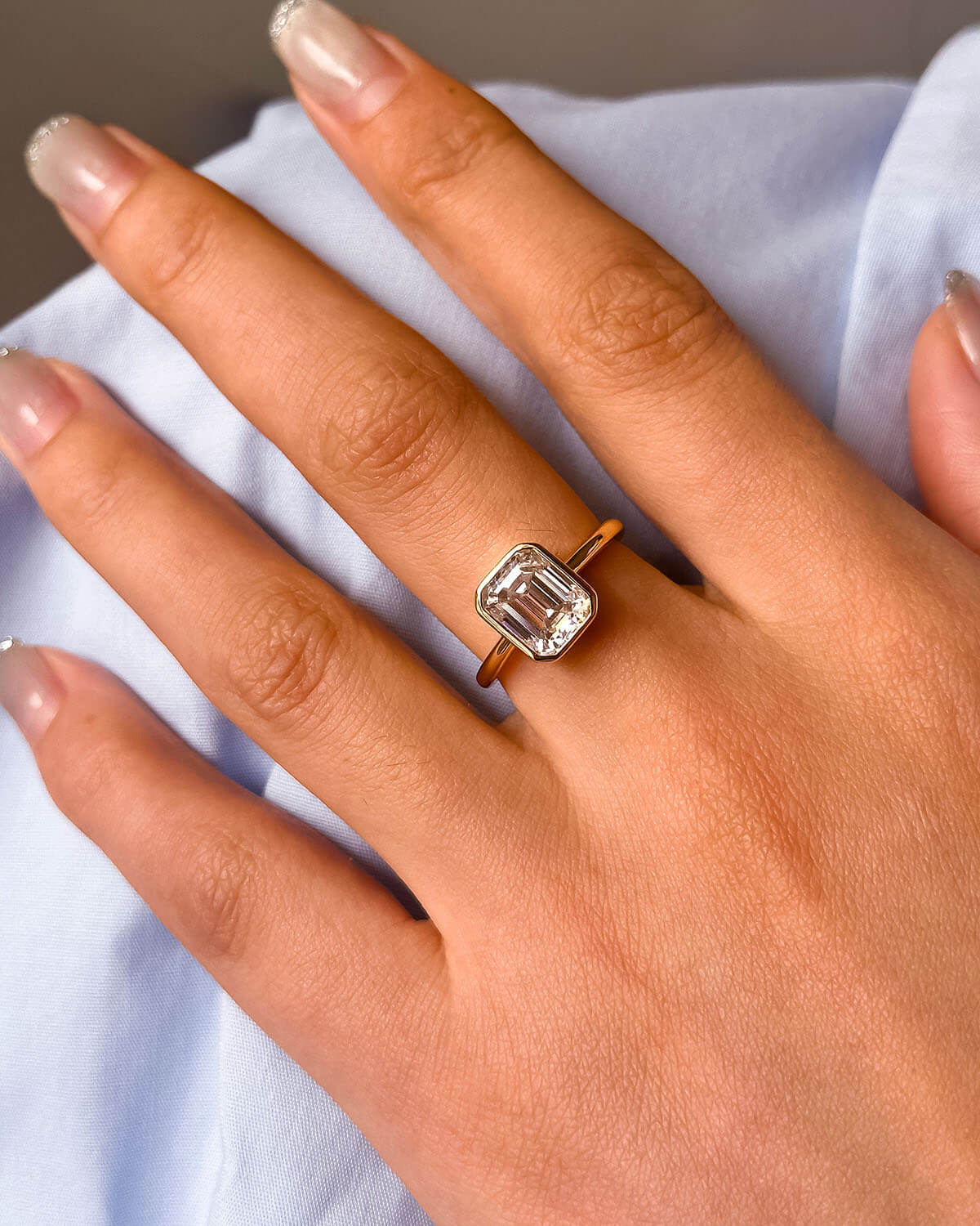 Emerald Cut Diamond Ring – Timeless Elegance for Daily Wear