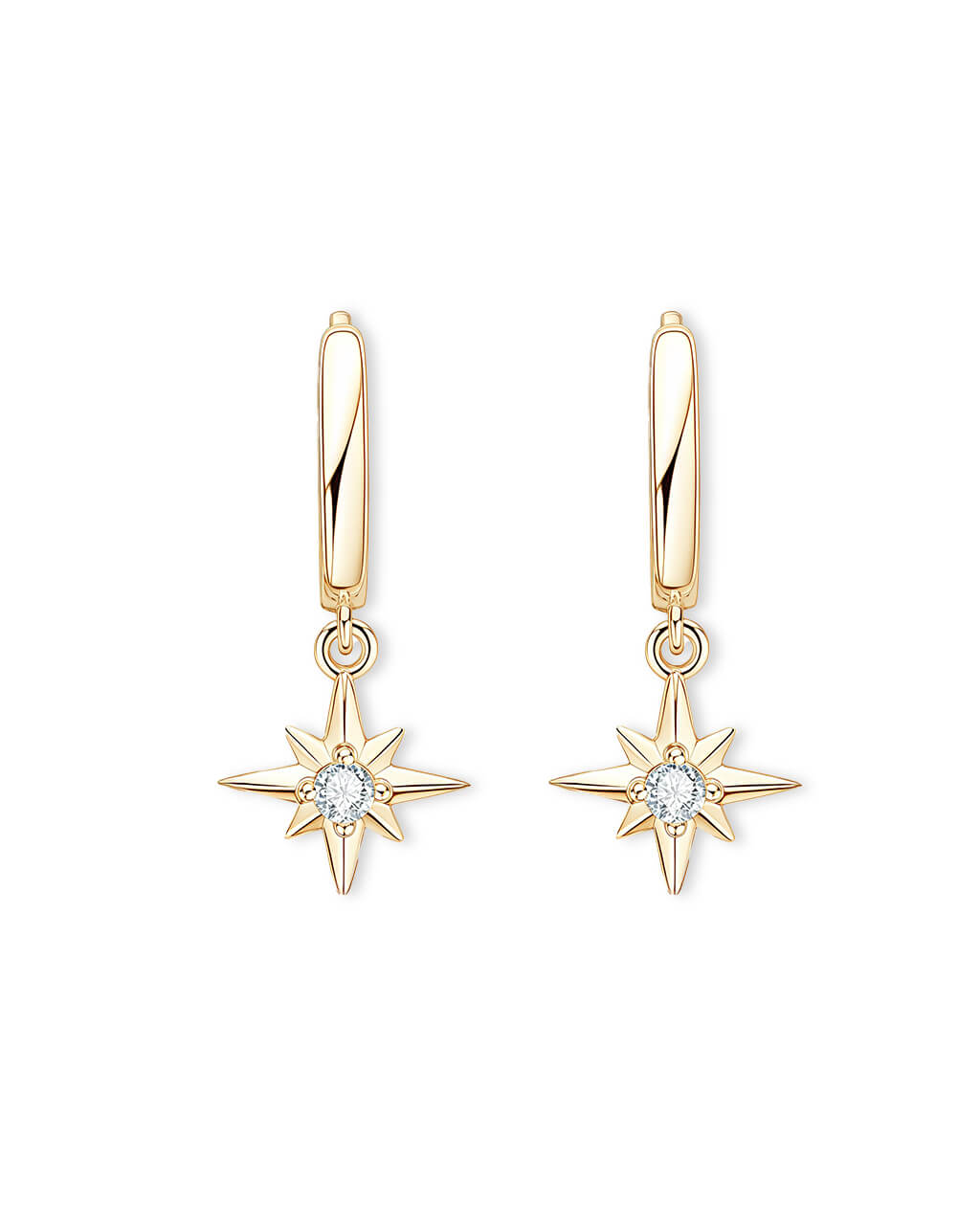 Nova Octa - Star Charm Earrings-Opreshyne