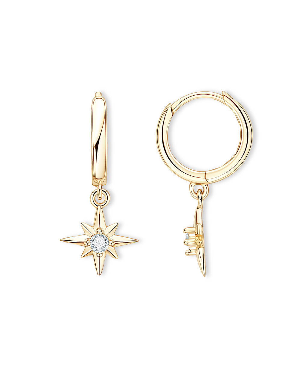 Nova Octa - Star Charm Earrings-Opreshyne