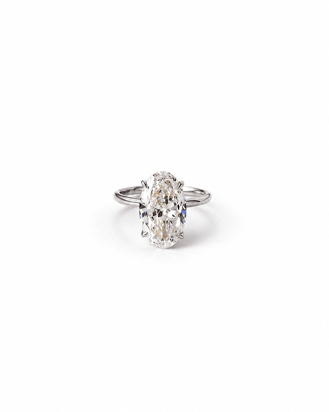 Velmora 5 Carat Oval Lab Diamond Ring