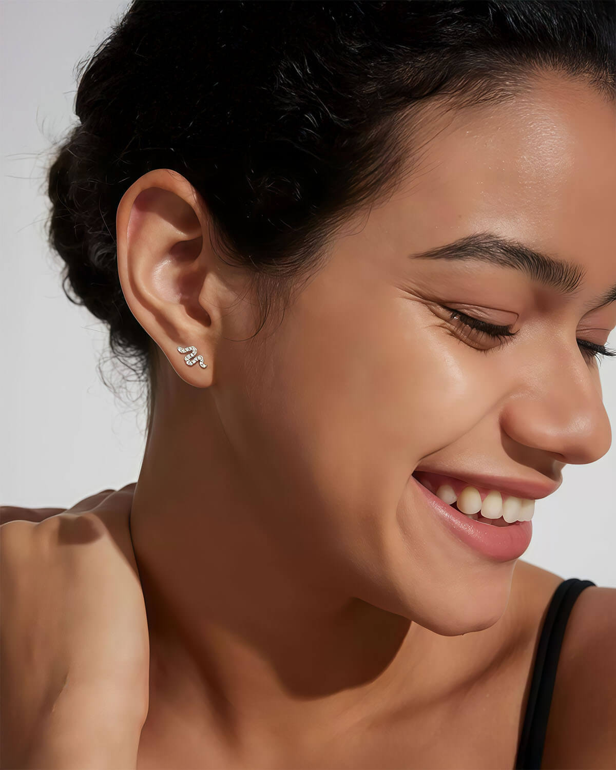 Serpent Charm – Snake Stud Earrings