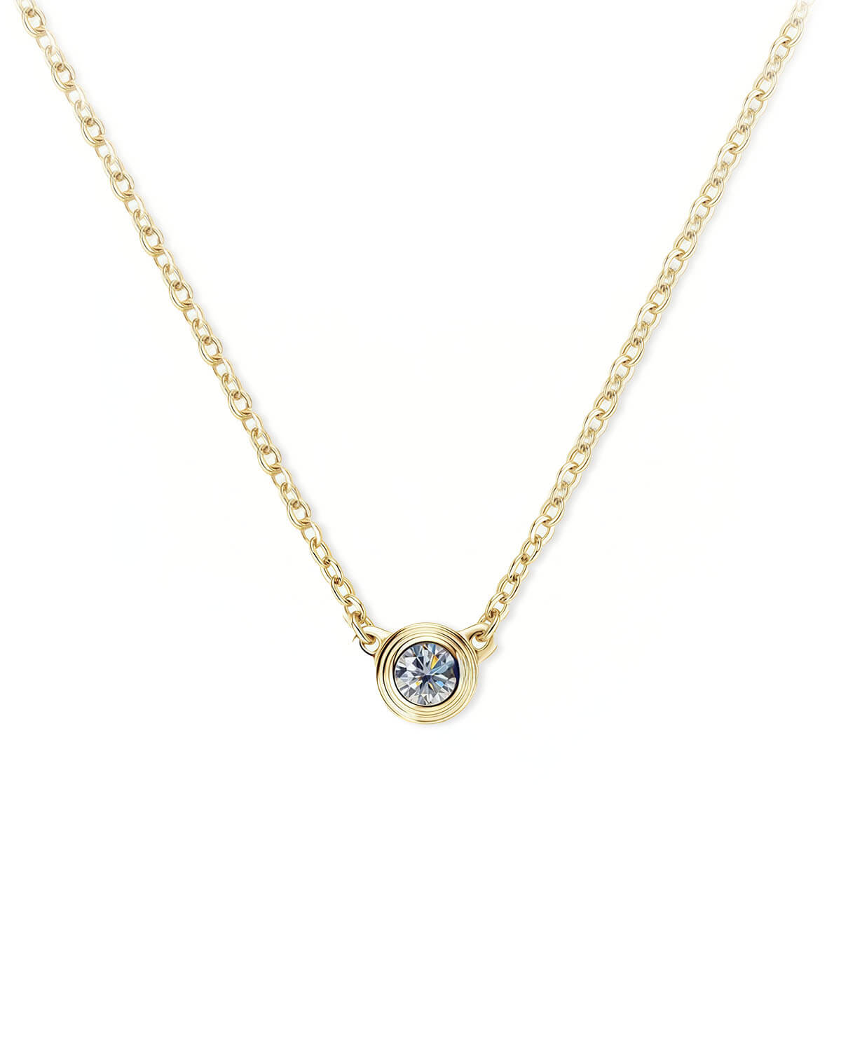 Orbit Spark - Solitaire Diamond Necklace