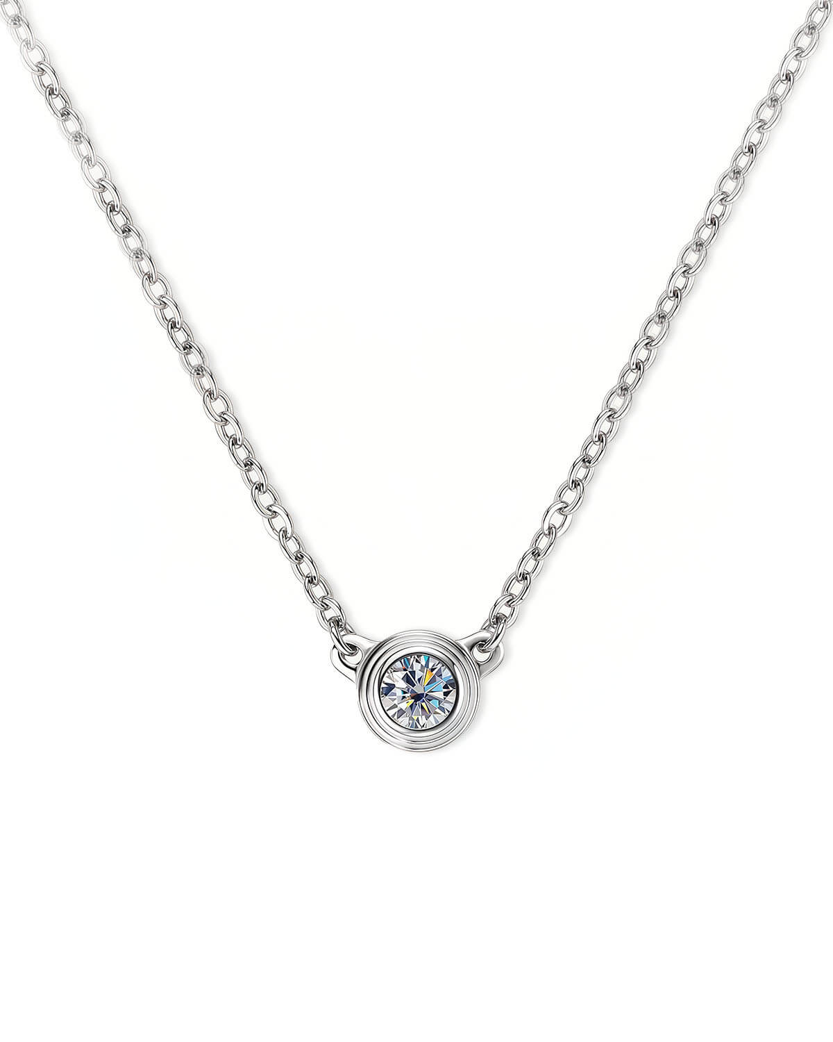 Orbit Spark - Solitaire Diamond Necklace