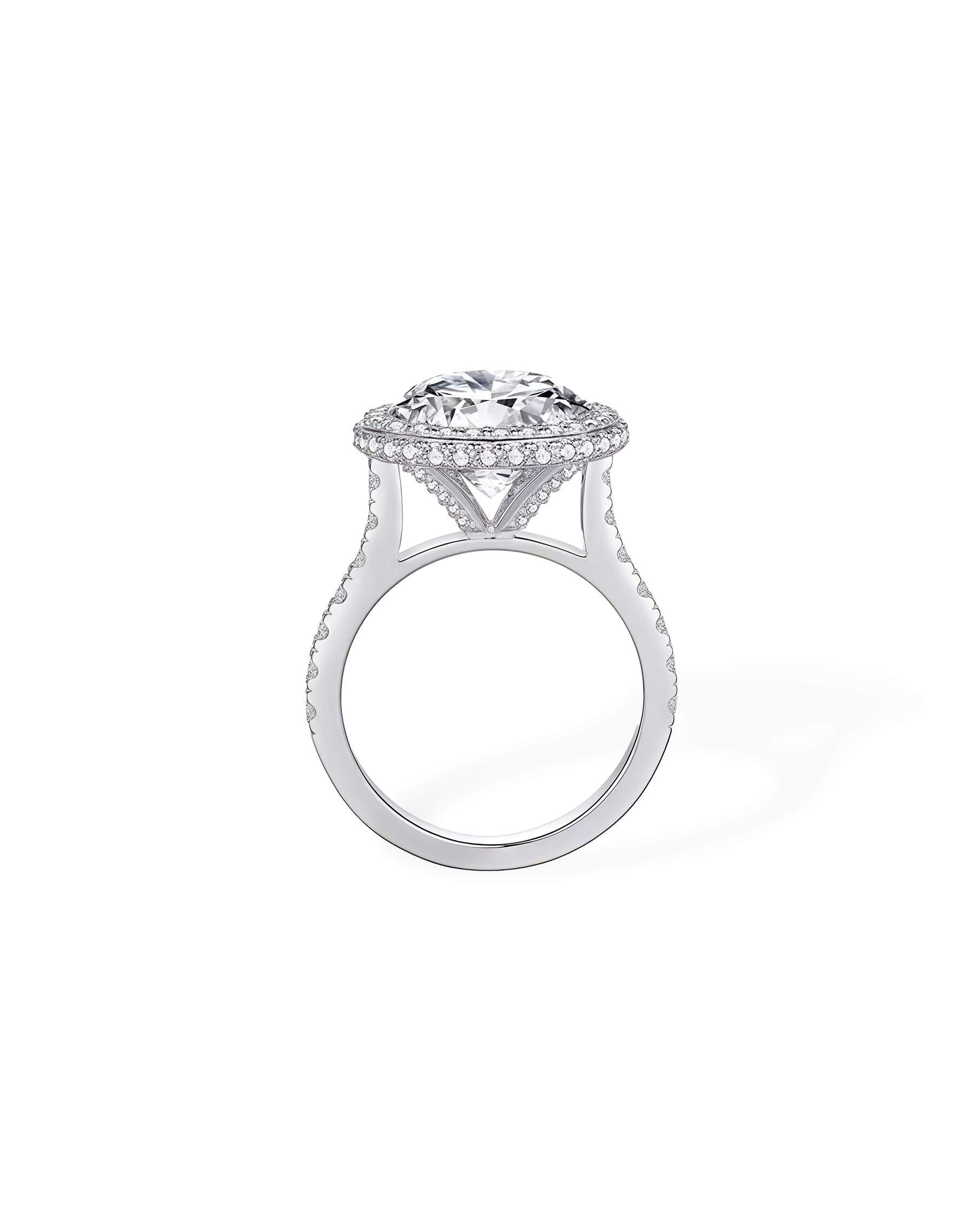 Starlight Bloom-5 Carat Round Cut Ring