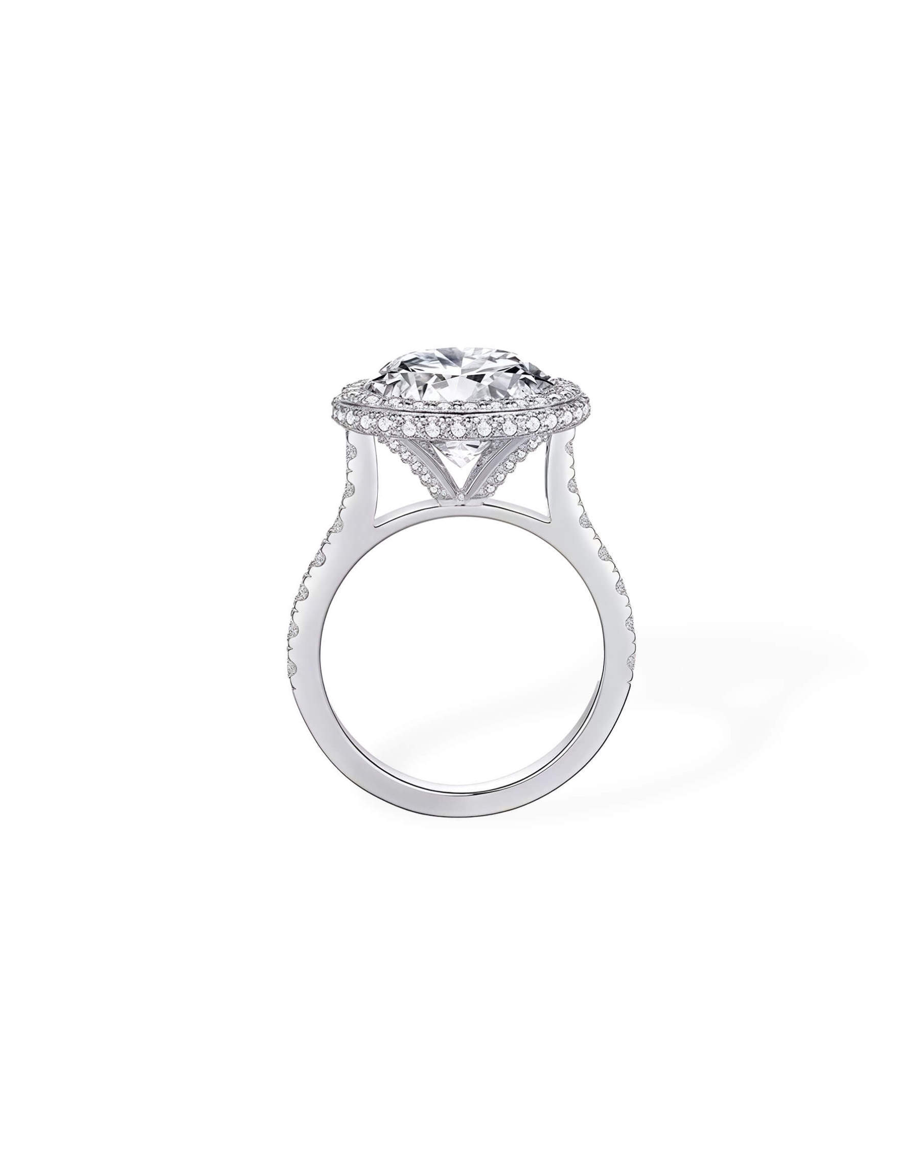 Starlight Bloom-5 Carat Round Cut Ring