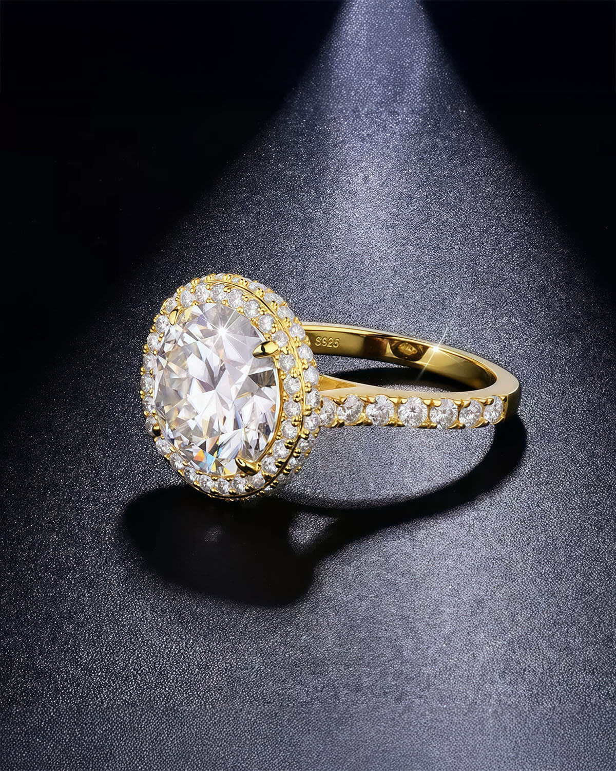 Starlight Bloom-5 Carat Round Cut Ring