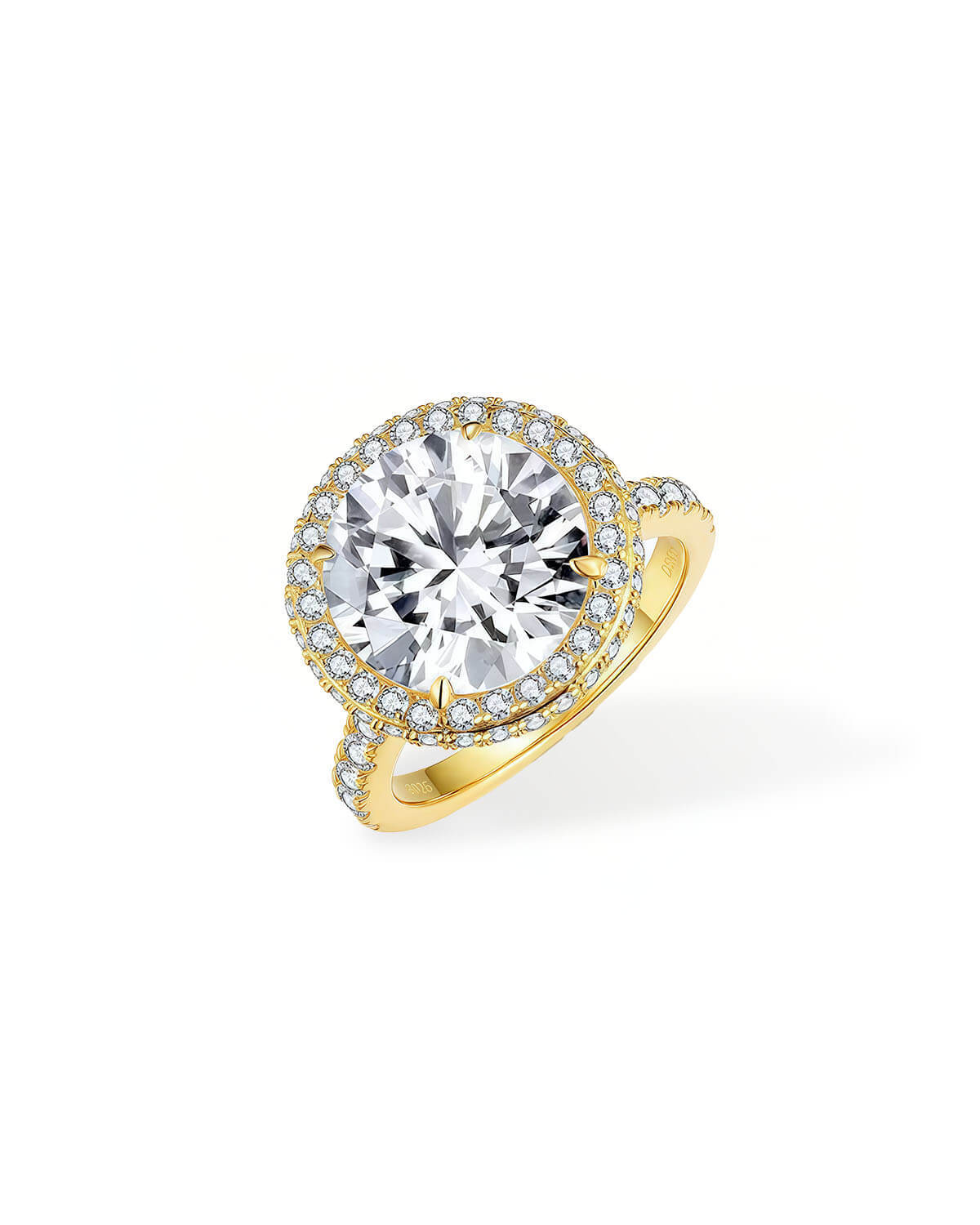 Starlight Bloom-5 Carat Round Cut Ring