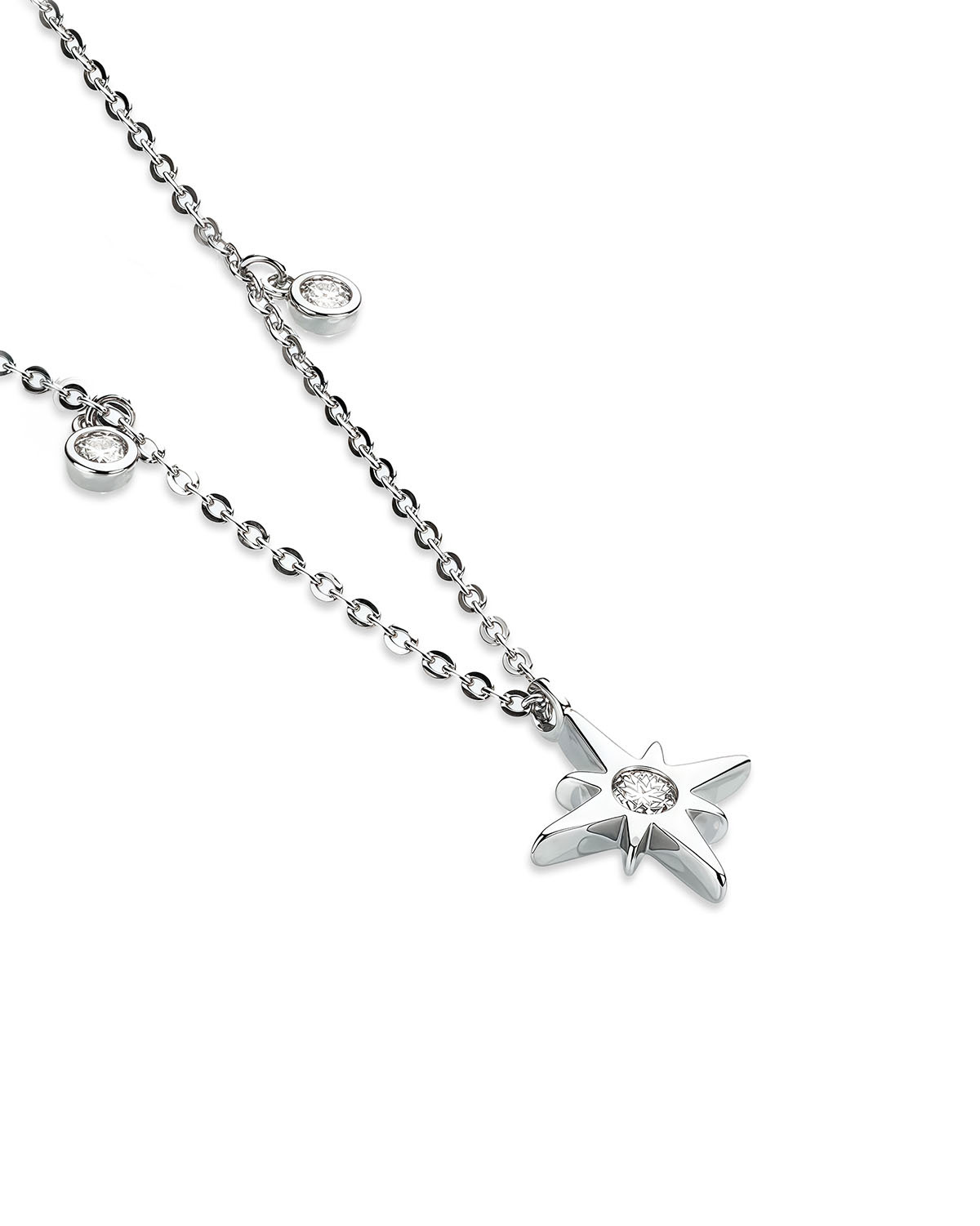 Stellar Octagon - Star Pendant Necklace