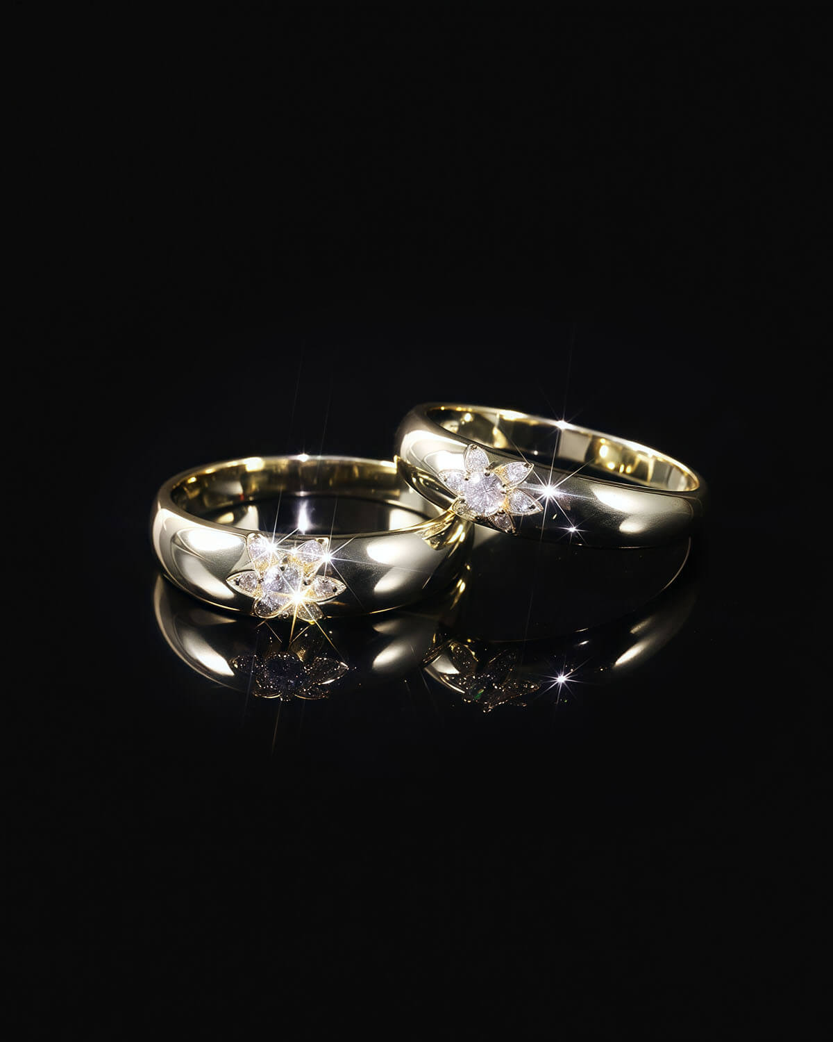 Solis Vow – Sunflower Promise Rings