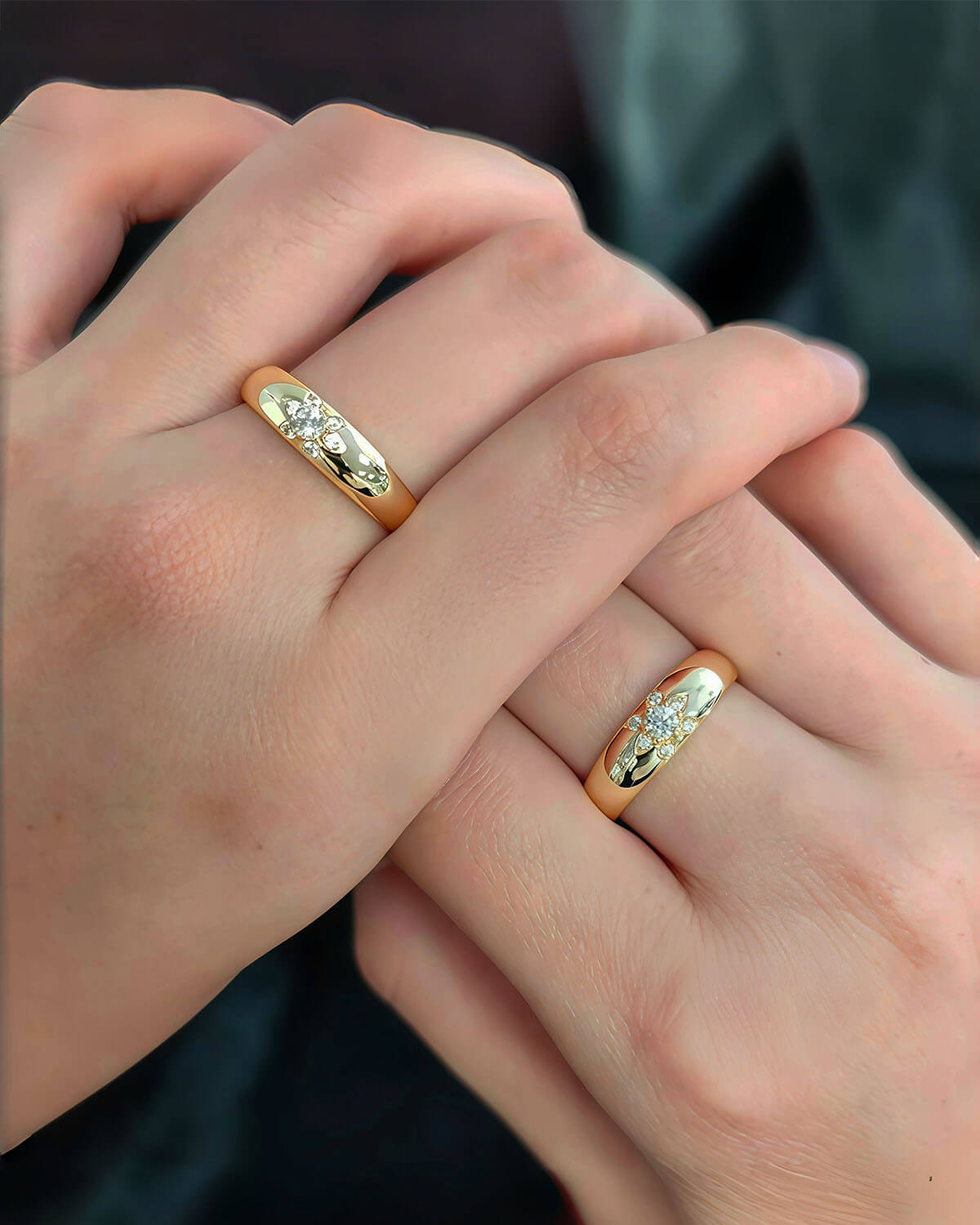 Solis Vow – Sunflower Promise Rings