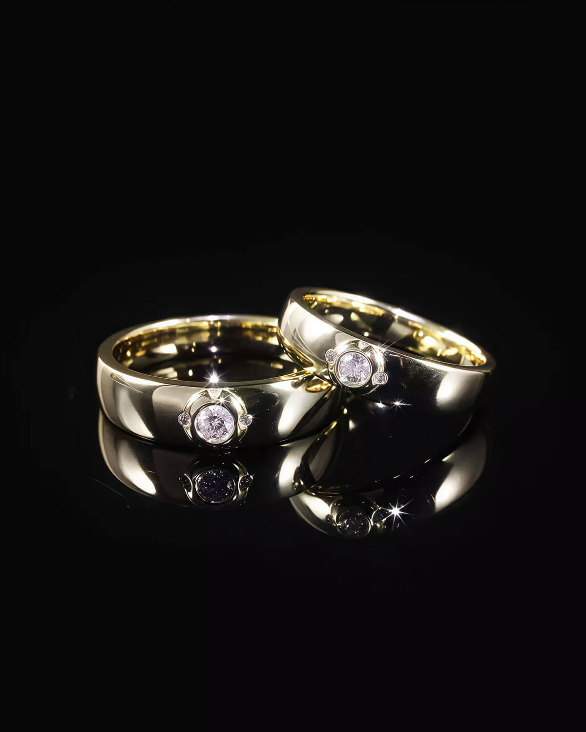 Liora Bond – Three Stone Promise Rings