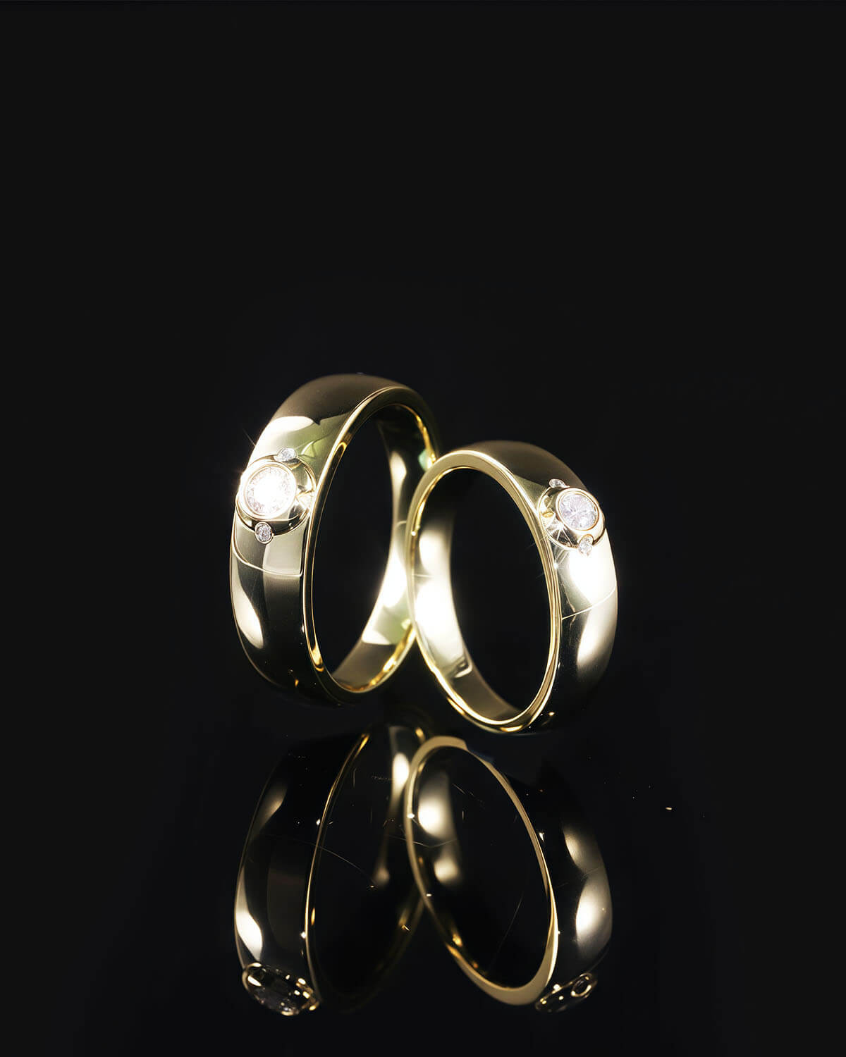 Liora Bond – Three Stone Promise Rings