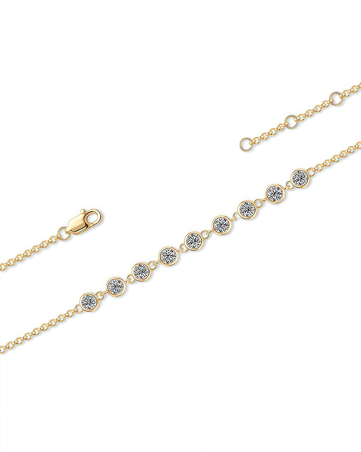 Gold Bracelet 14K | Moissanite opreshyne Jewelry – Opreshyne