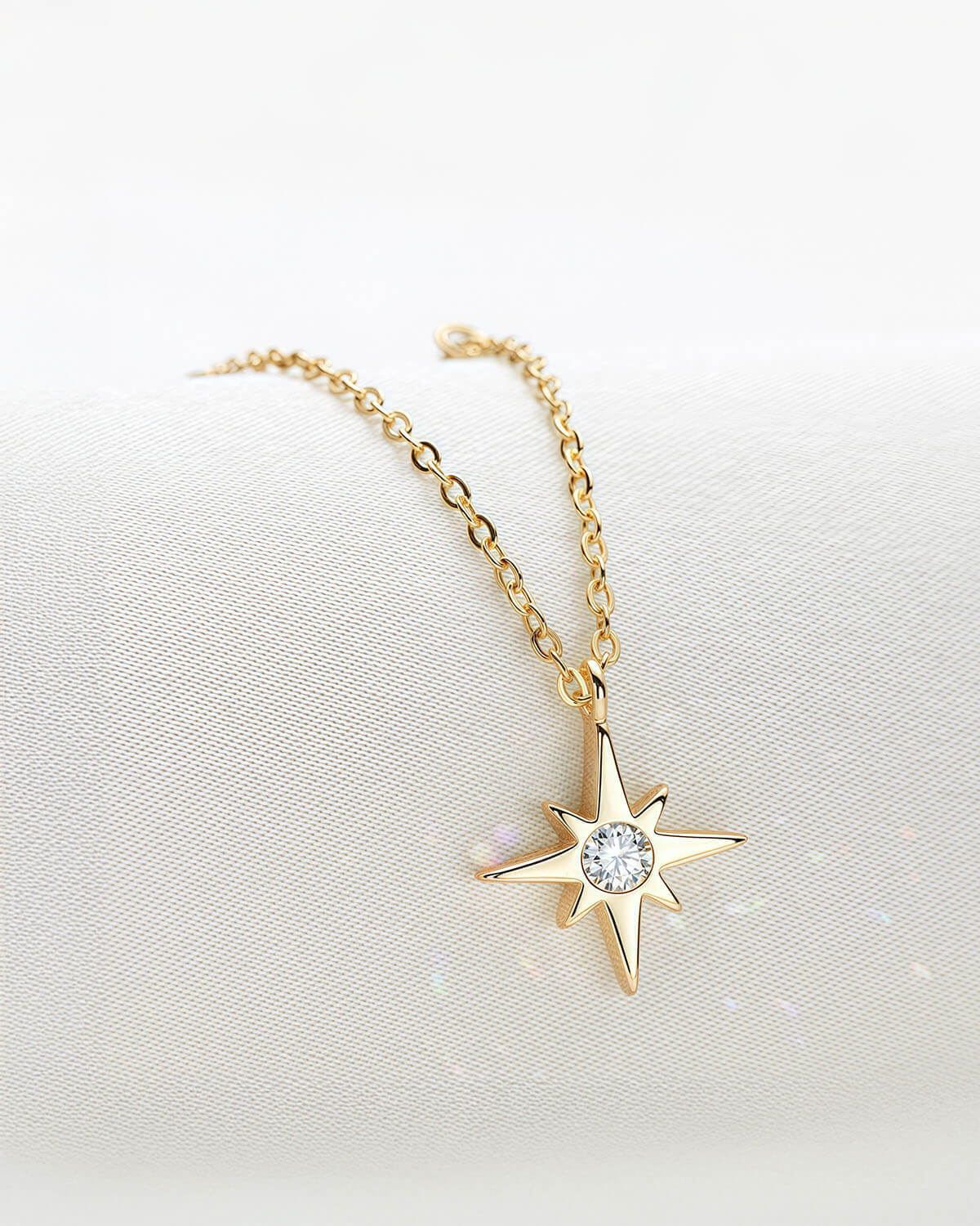 Stellar Octagon - Star Pendant Necklace-Opreshyne