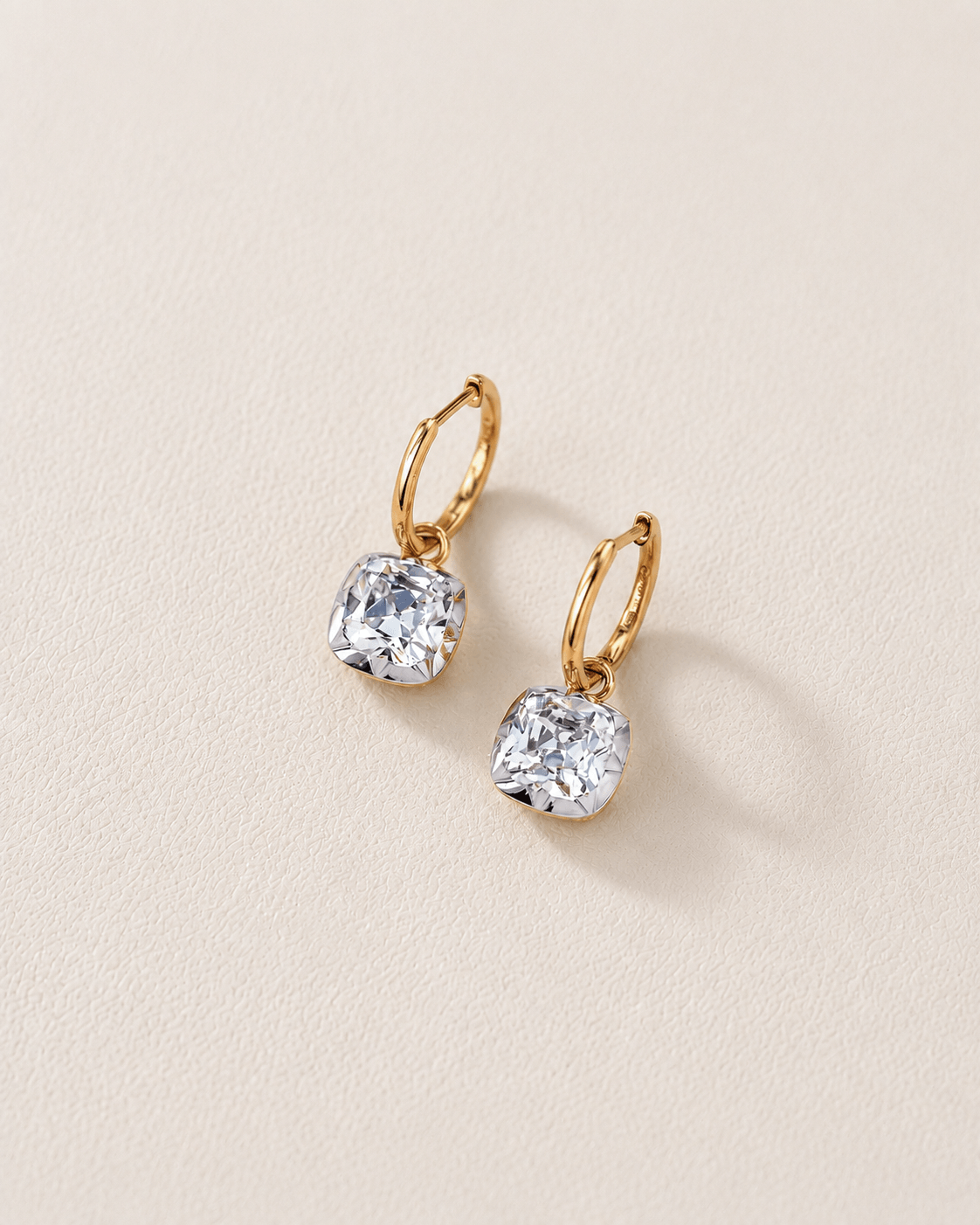 Debbie Multi-Cut Diamond Hoop Earrings